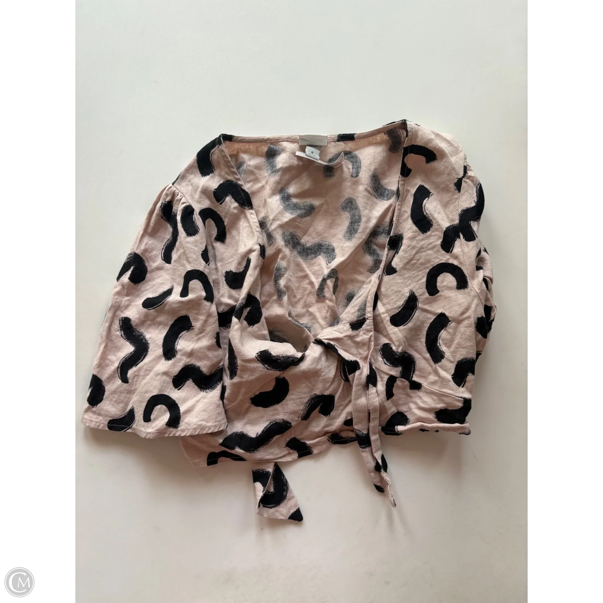 Top Long Sleeve By A New Day In Animal Print, Size: S - Image 1