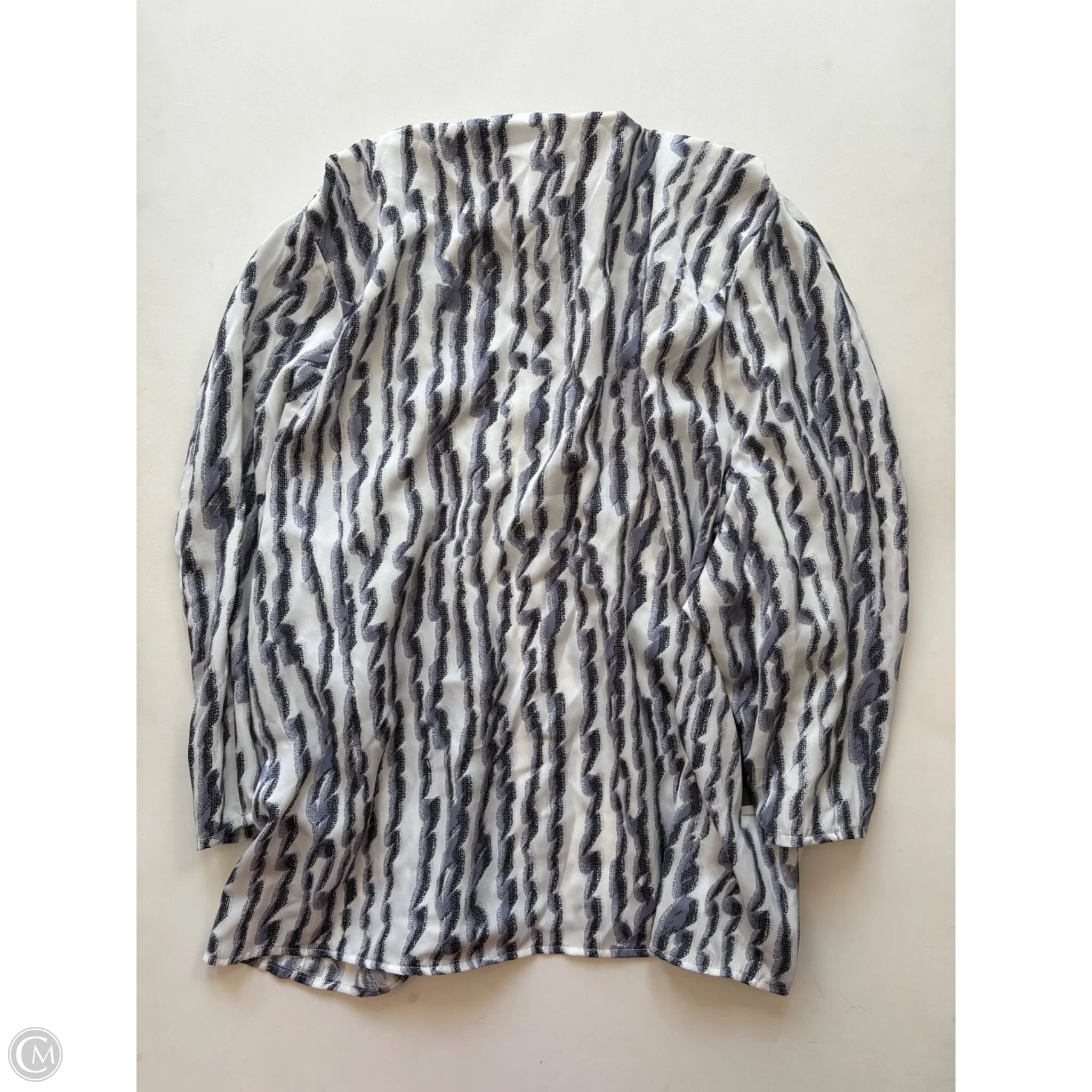 Blouse Long Sleeve By Worthington In Purple, Size: 2x - Image 1