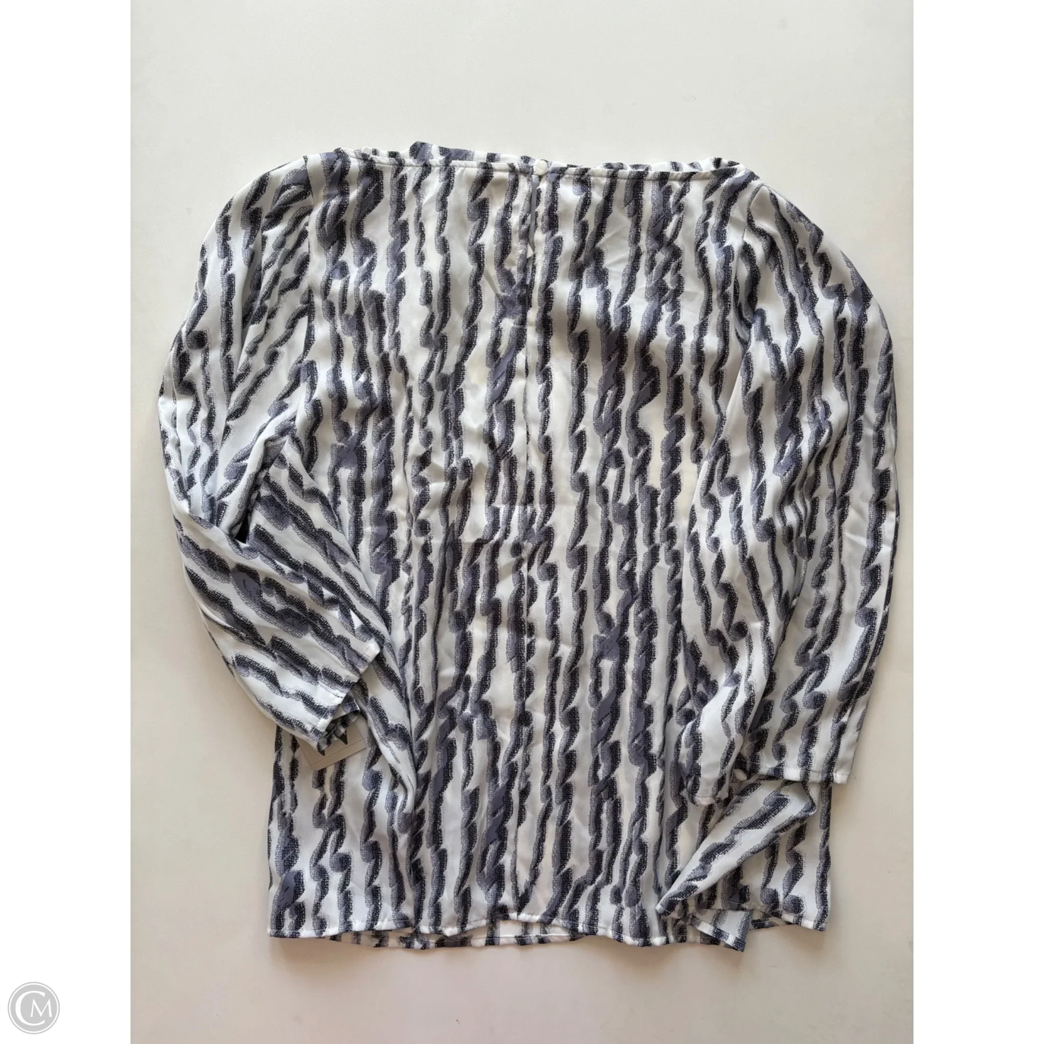 Blouse Long Sleeve By Worthington In Purple, Size: 2x - Image 2