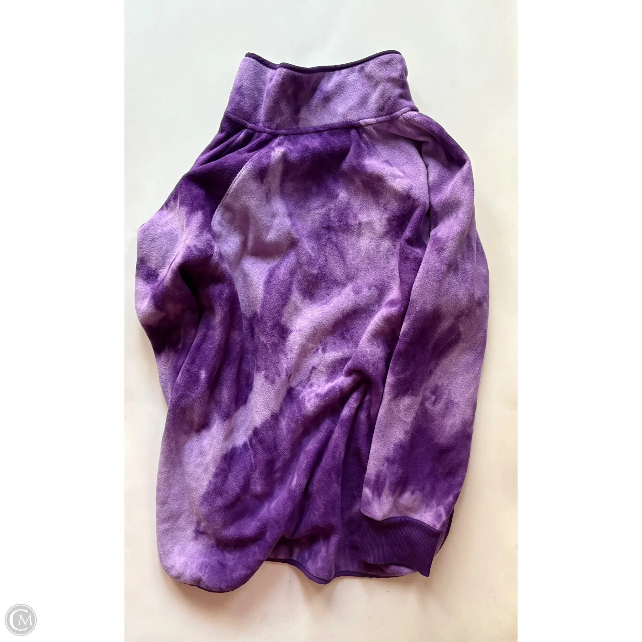 Jacket Fleece By Green Tea In Purple, Size: 2x - Image 2