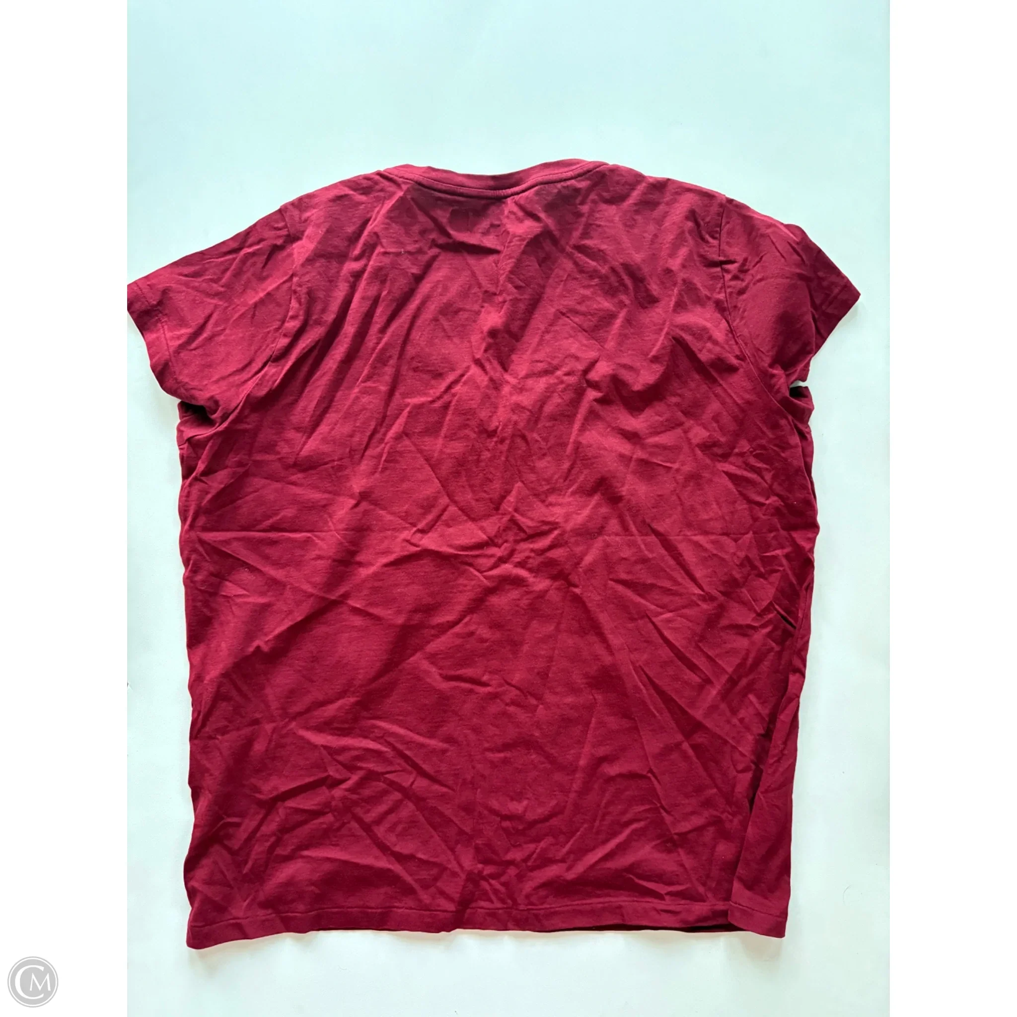 Top Short Sleeve By Polo Ralph Lauren In Red, Size: L - Image 2