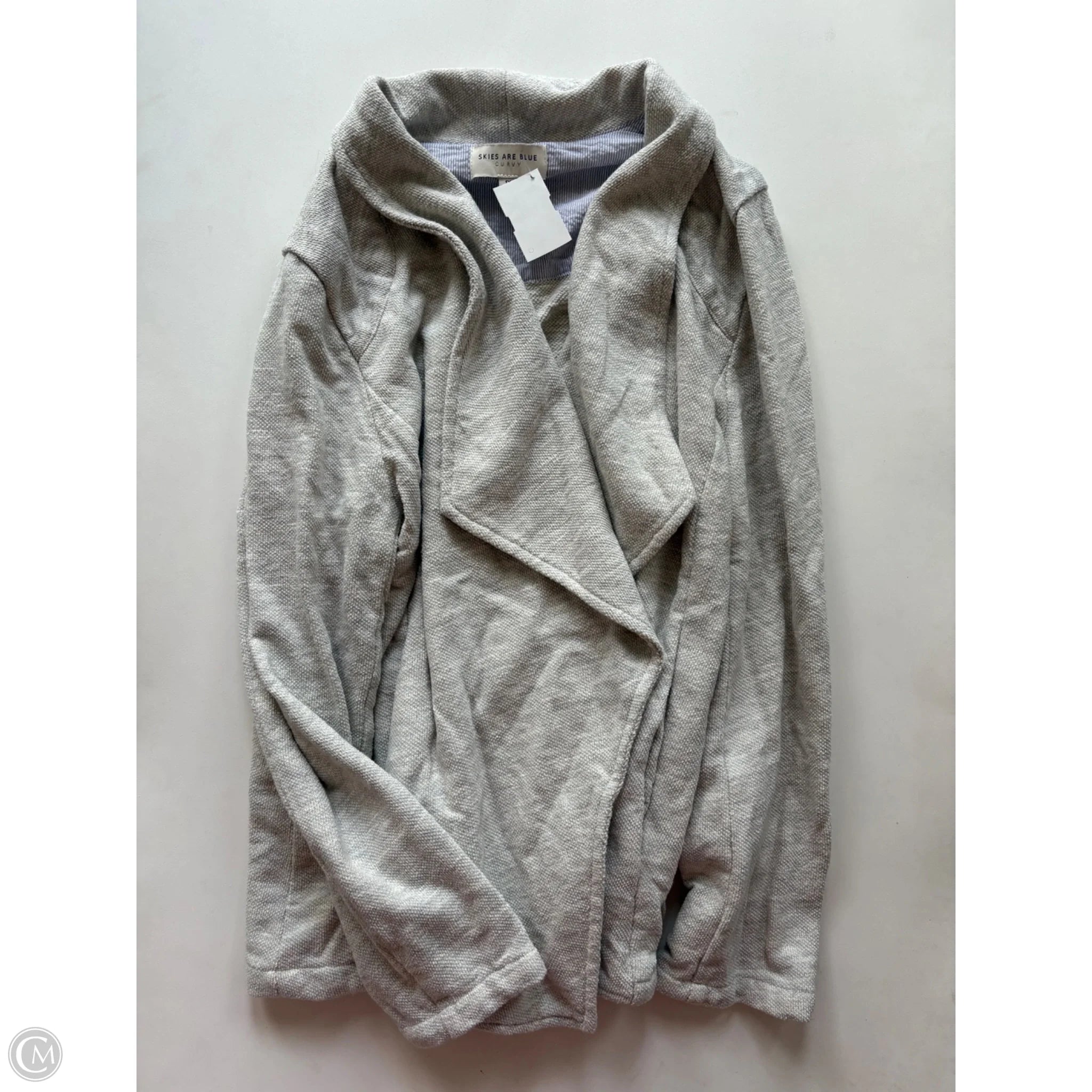 Jacket Moto By Skies Are Blue In Cream, Size: 1x - Image 1