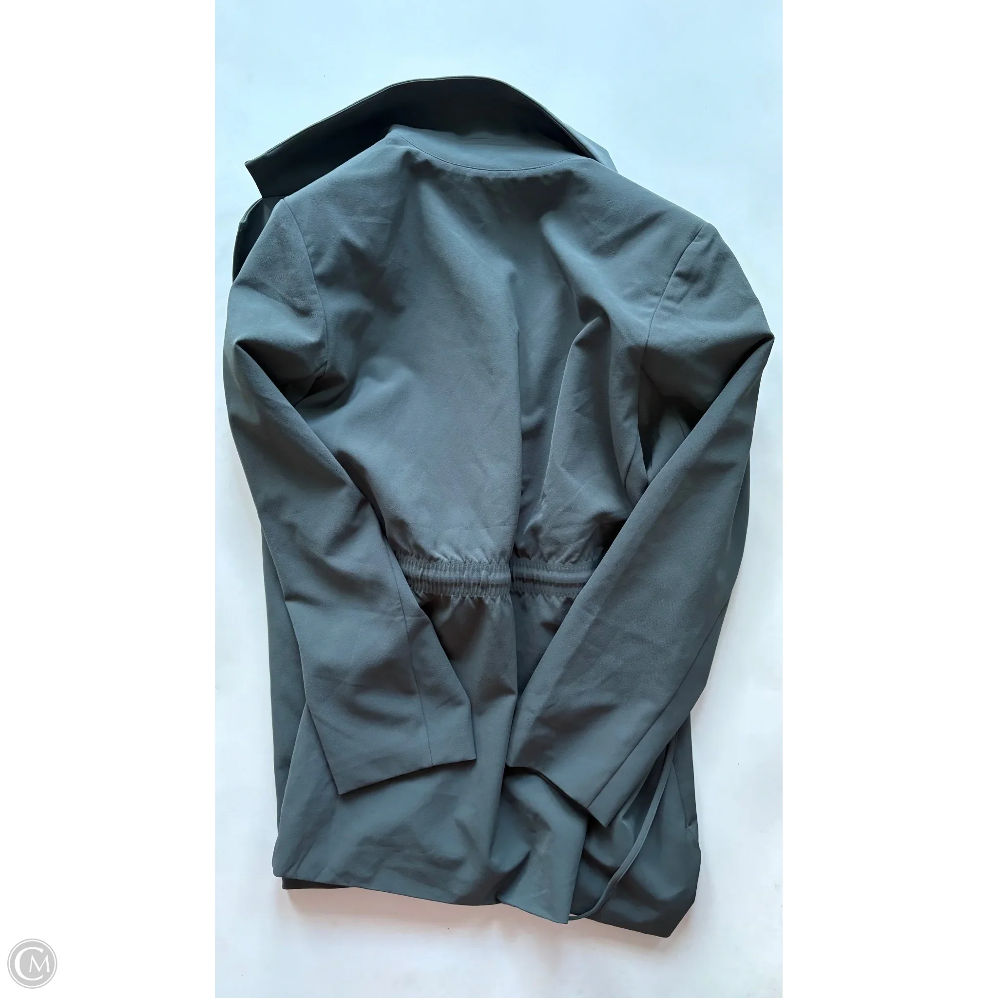 Coat Trench Coat By Athleta In Green, Size: 2x - Image 2