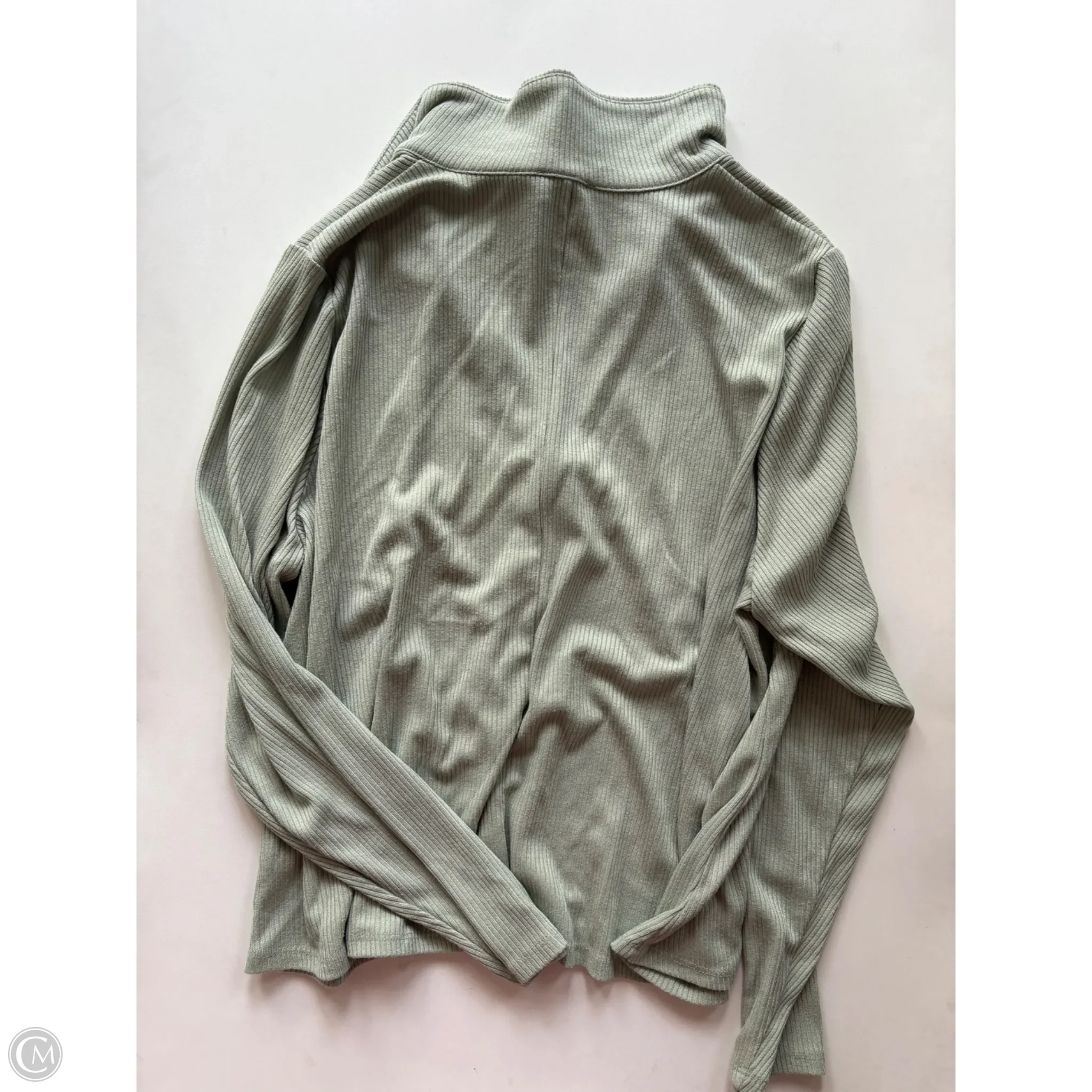 Top Long Sleeve By Lane Bryant In Green, Size: 3x - Image 2