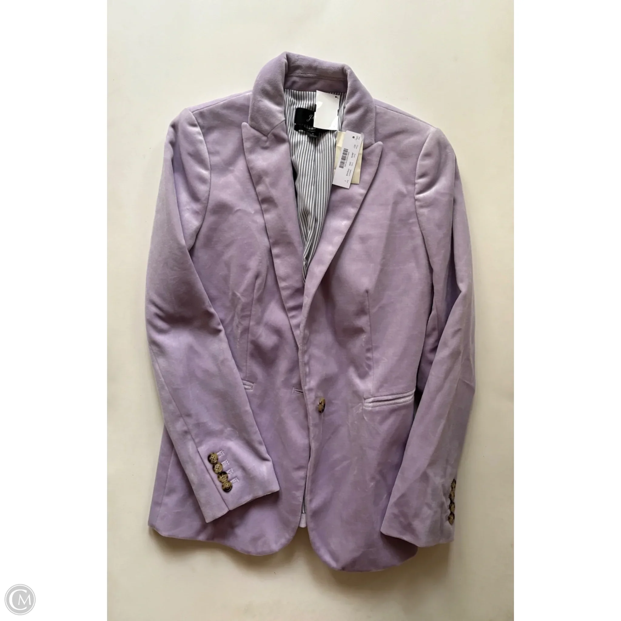 Blazer By J. Crew In Purple, Size: Xs - Image 1