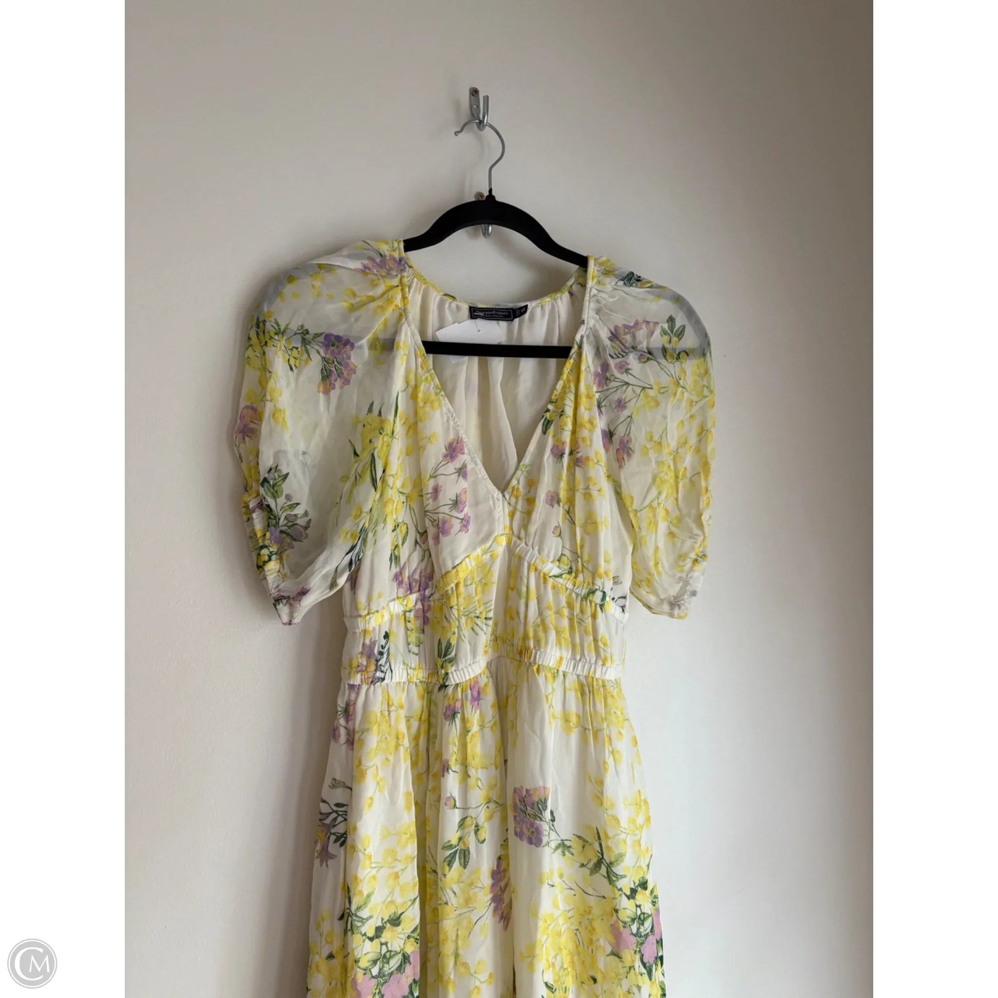 Dress Casual Maxi By Vineyard Vines In Floral Print, Size: Xs - Image 3