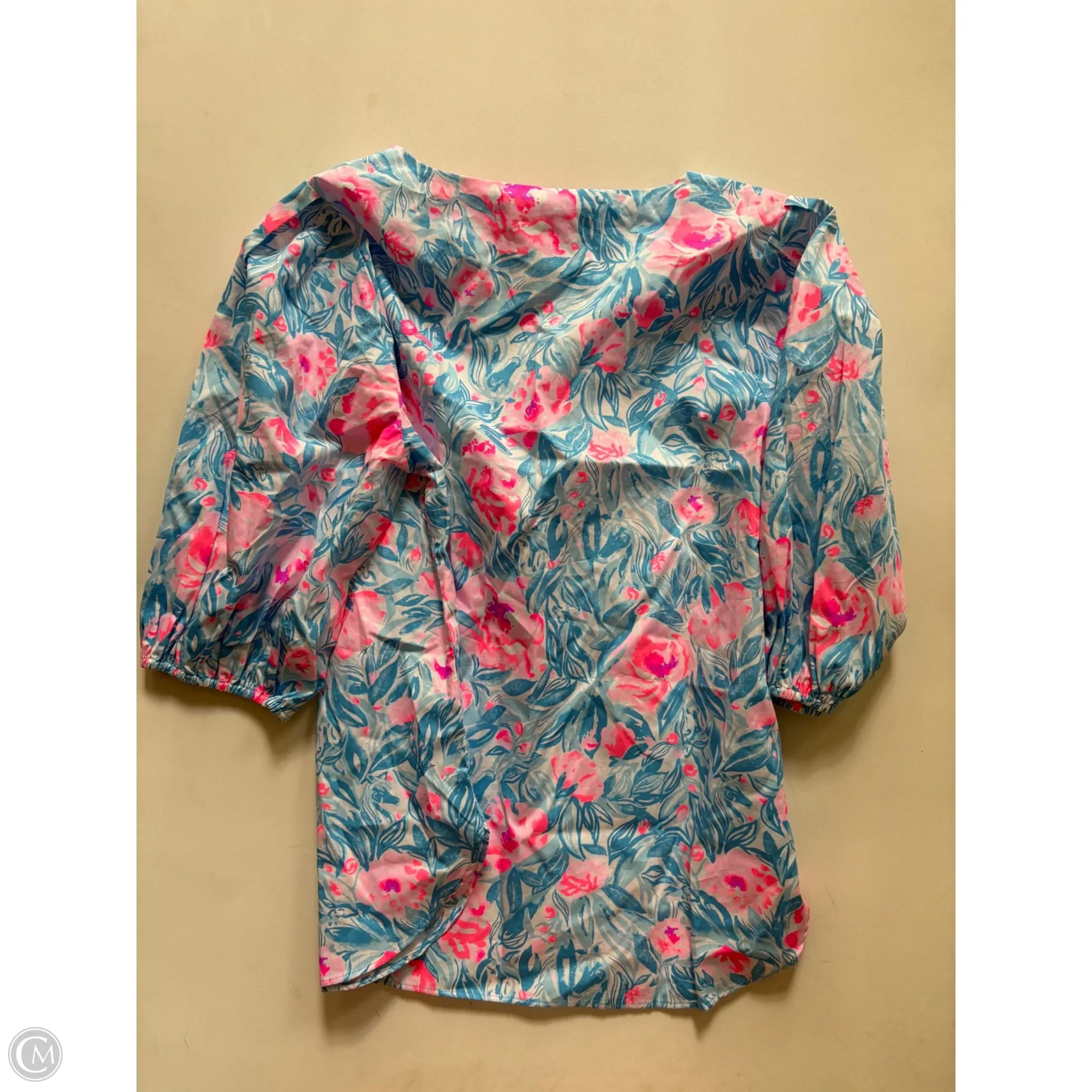 Top Long Sleeve Designer By Lilly Pulitzer In Floral Print, Size: Xs - Image 2