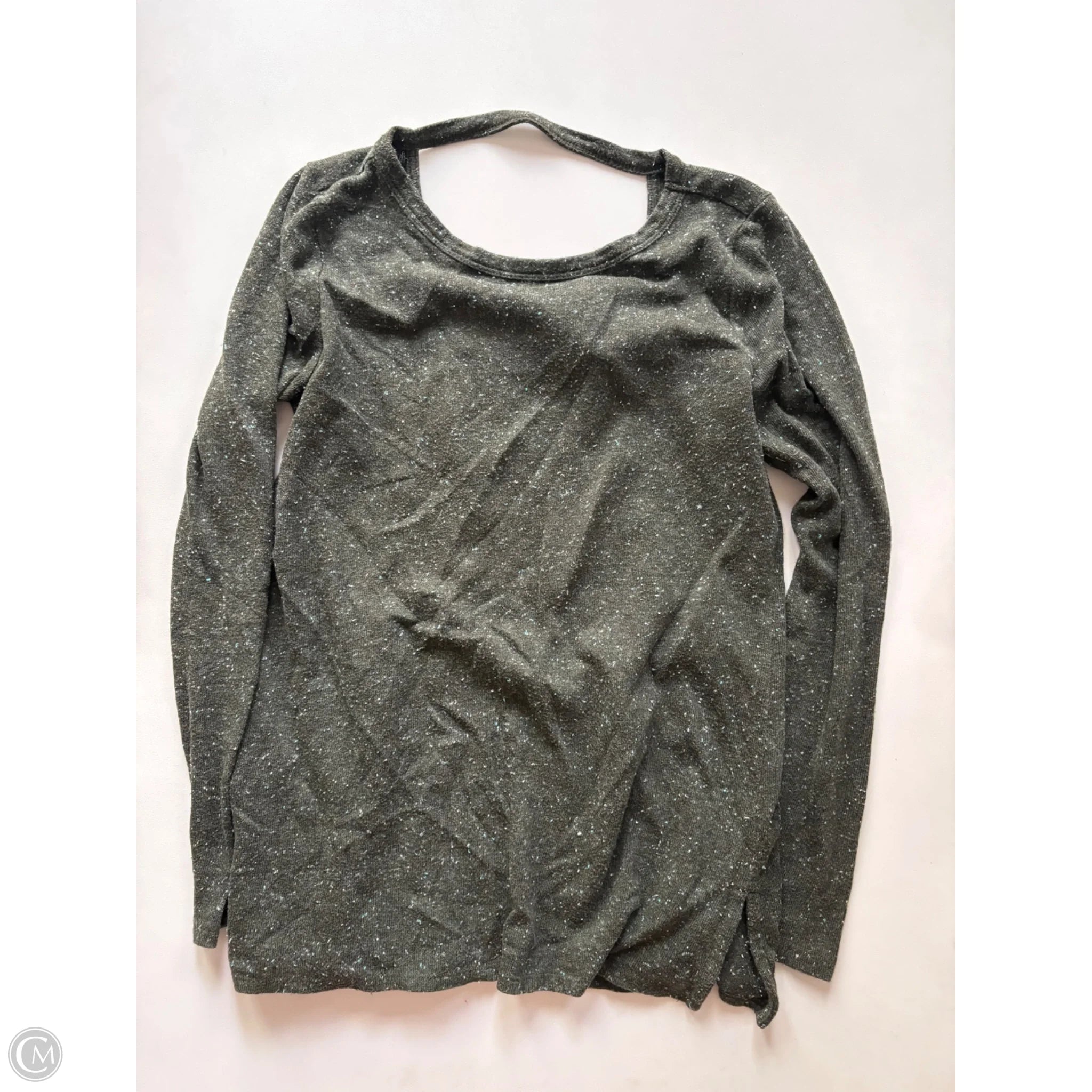 Top Long Sleeve By Loft In Green, Size: S - Image 1