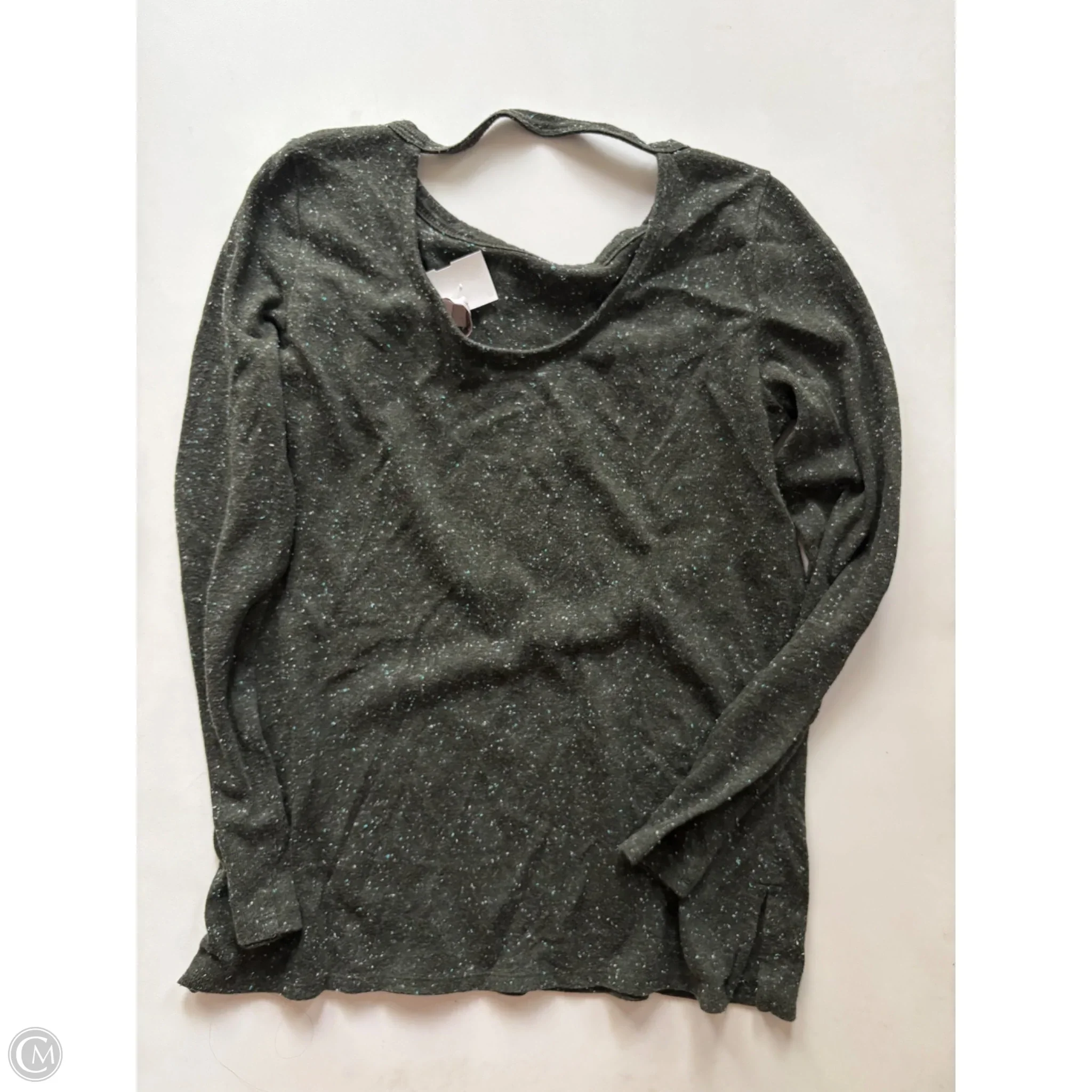 Top Long Sleeve By Loft In Green, Size: S - Image 2