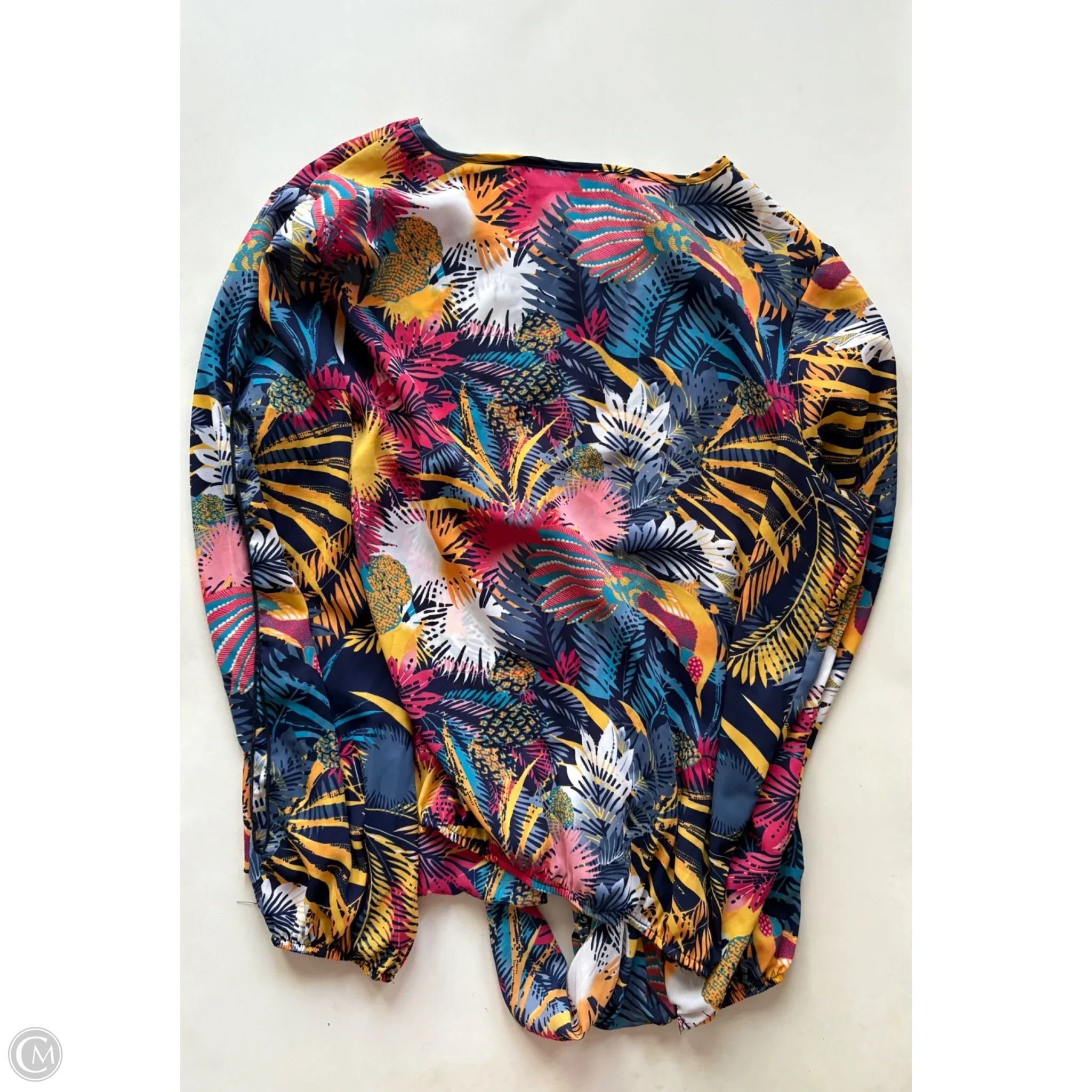 Blouse Long Sleeve By Ashley Stewart In Multi-colored, Size: Xl - Image 2