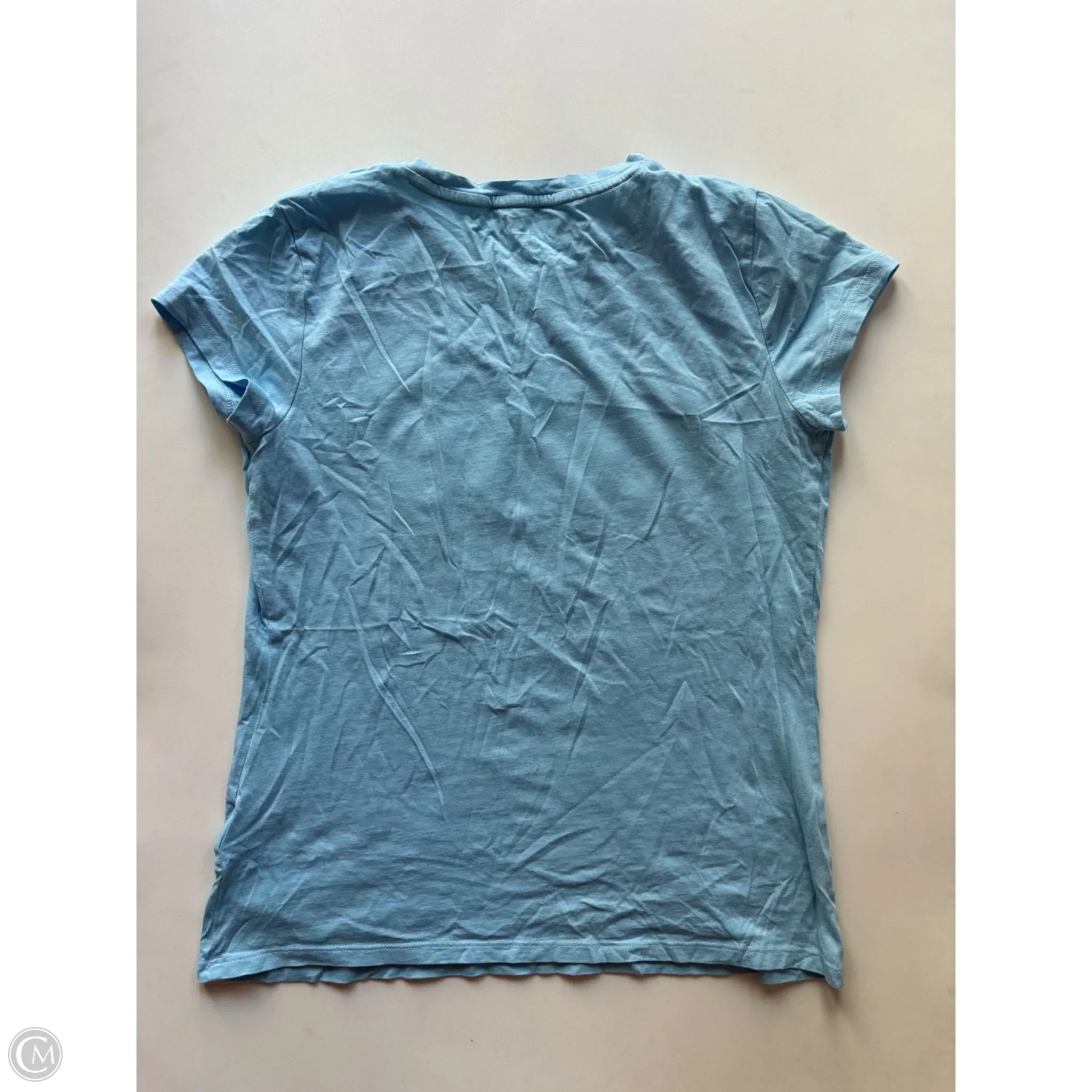 Top Short Sleeve By Calvin Klein In Blue, Size: M - Image 2