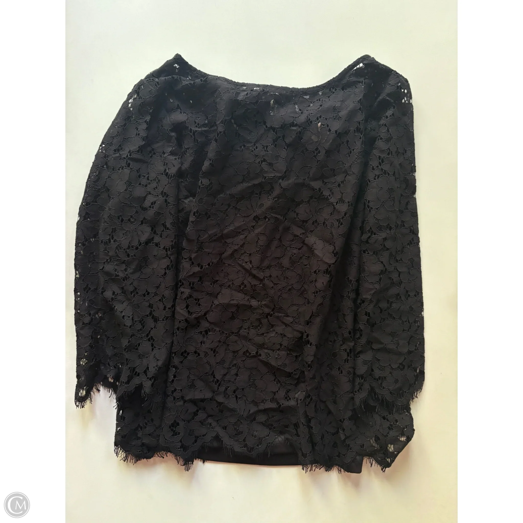 Top Long Sleeve By Rafaella In Black, Size: M - Image 1