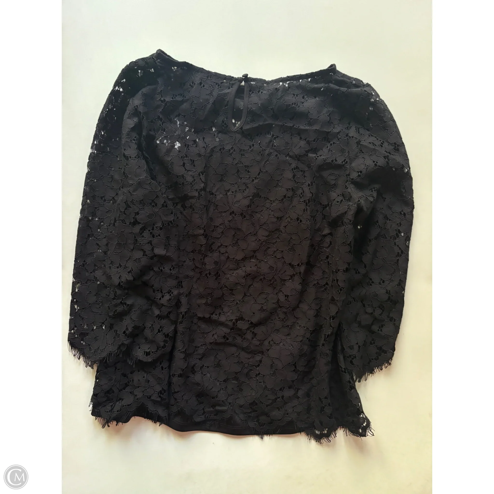 Top Long Sleeve By Rafaella In Black, Size: M - Image 2
