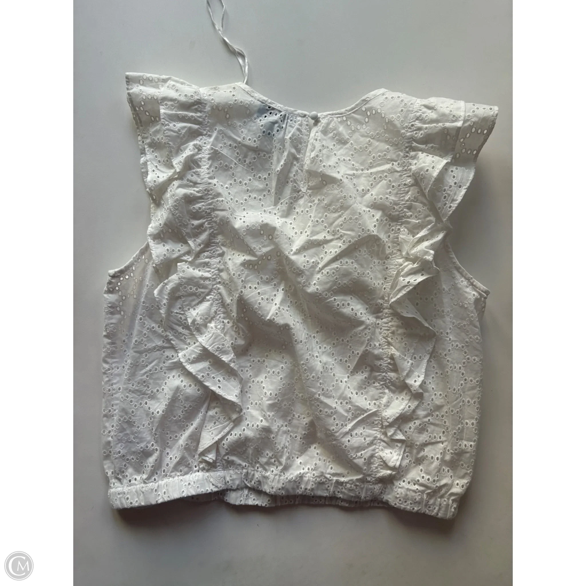 Top Sleeveless By Cece In White, Size: L - Image 2