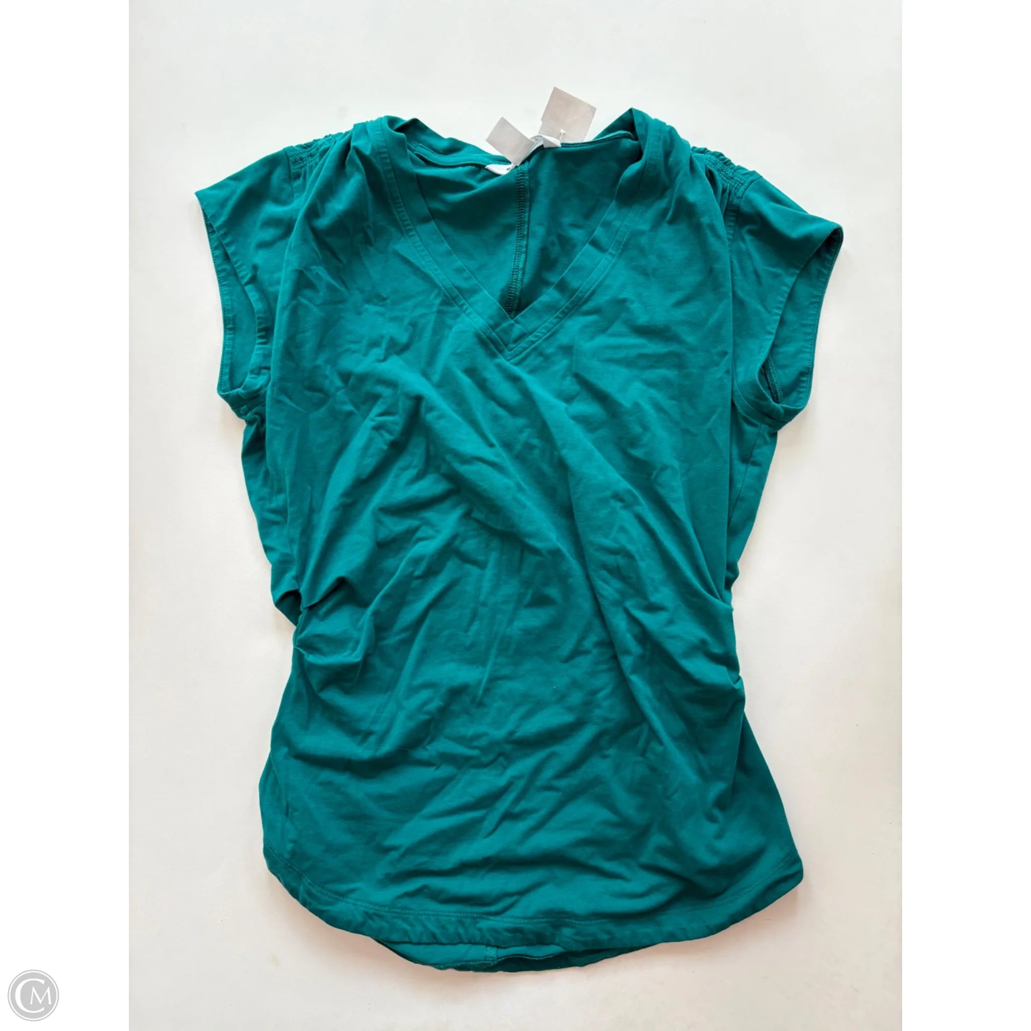 Athletic Top Short Sleeve By Athleta In Green, Size: S - Image 1