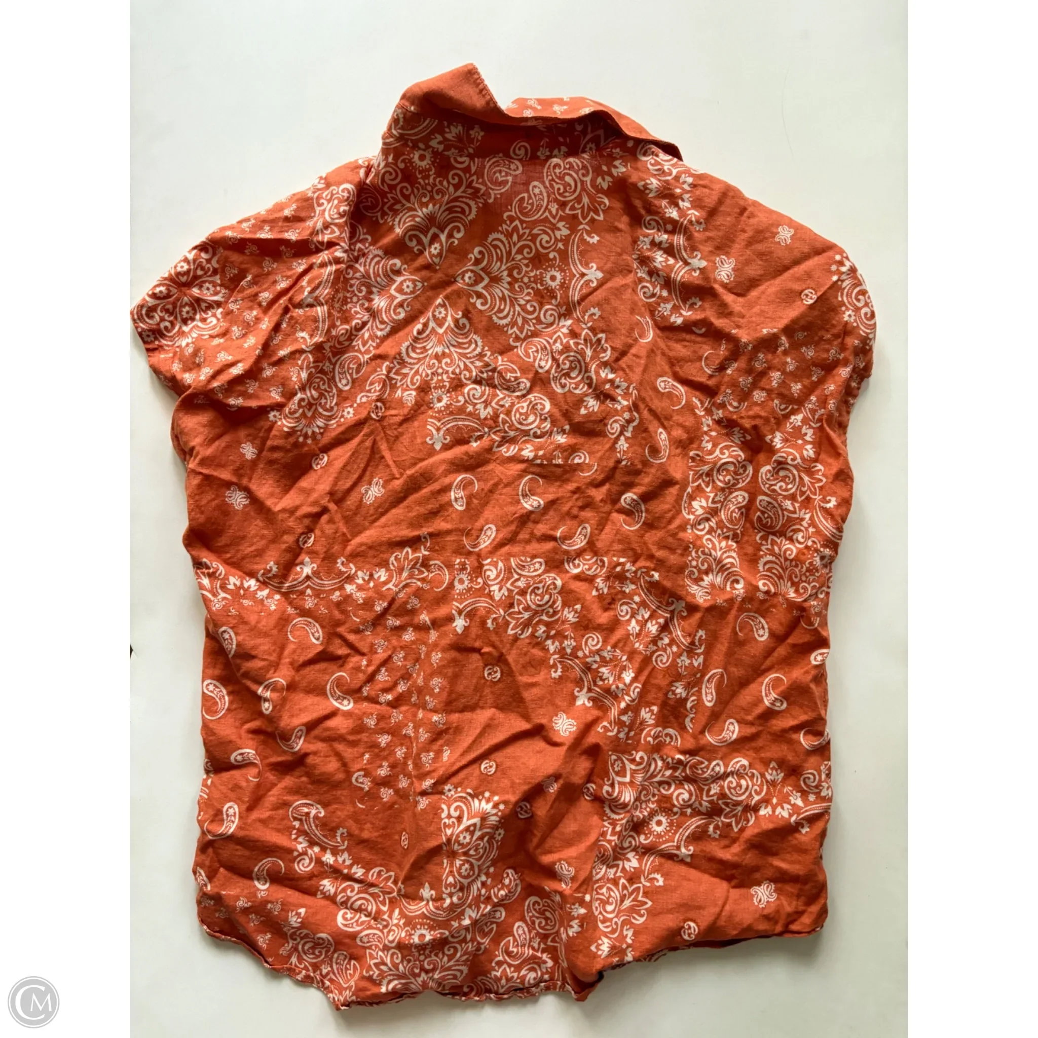 Top Short Sleeve By Cece In Orange, Size: Xl - Image 2