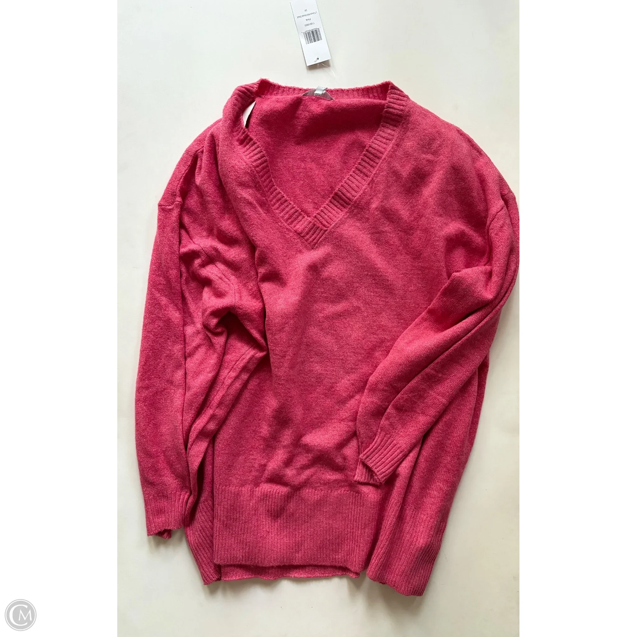 Sweater By Heart & Crush In Red, Size: 3x - Image 1