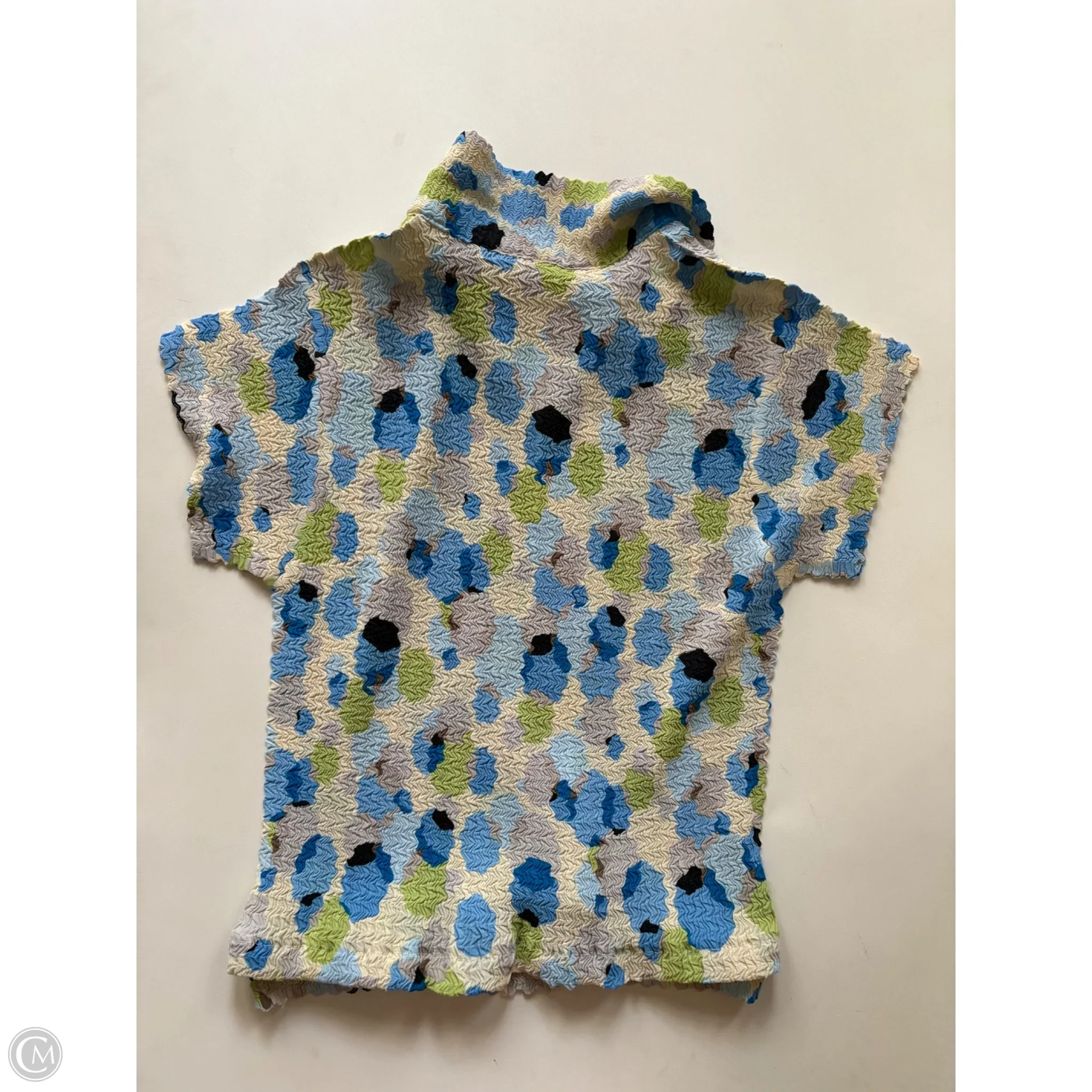 Top Short Sleeve By Le Caviar In Multi-colored, Size: L - Image 2