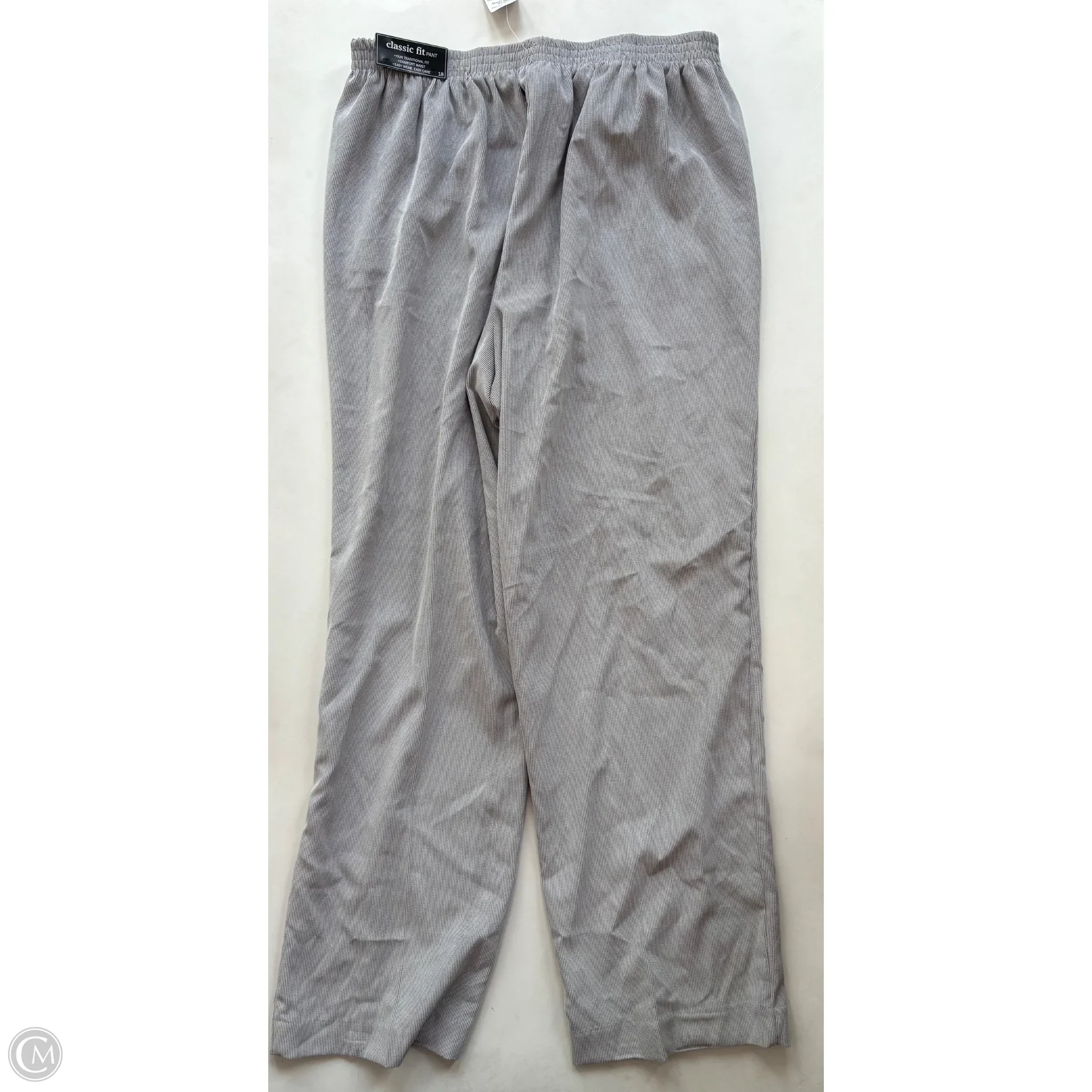 Pants Dress By Alfred Dunner In Grey, Size: 18 - Image 2