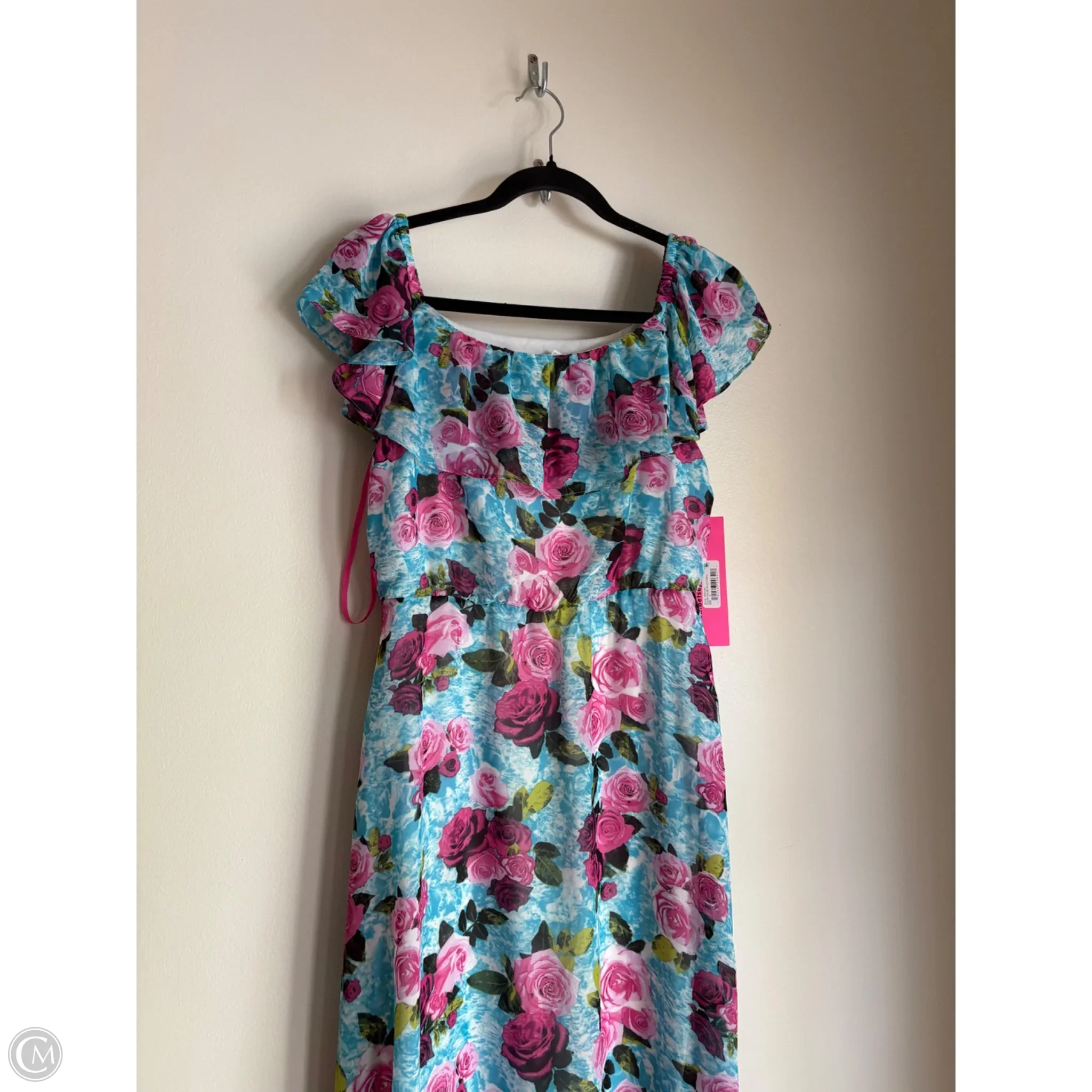 Dress Party Long By Betsey Johnson In Floral Print, Size: S - Image 3