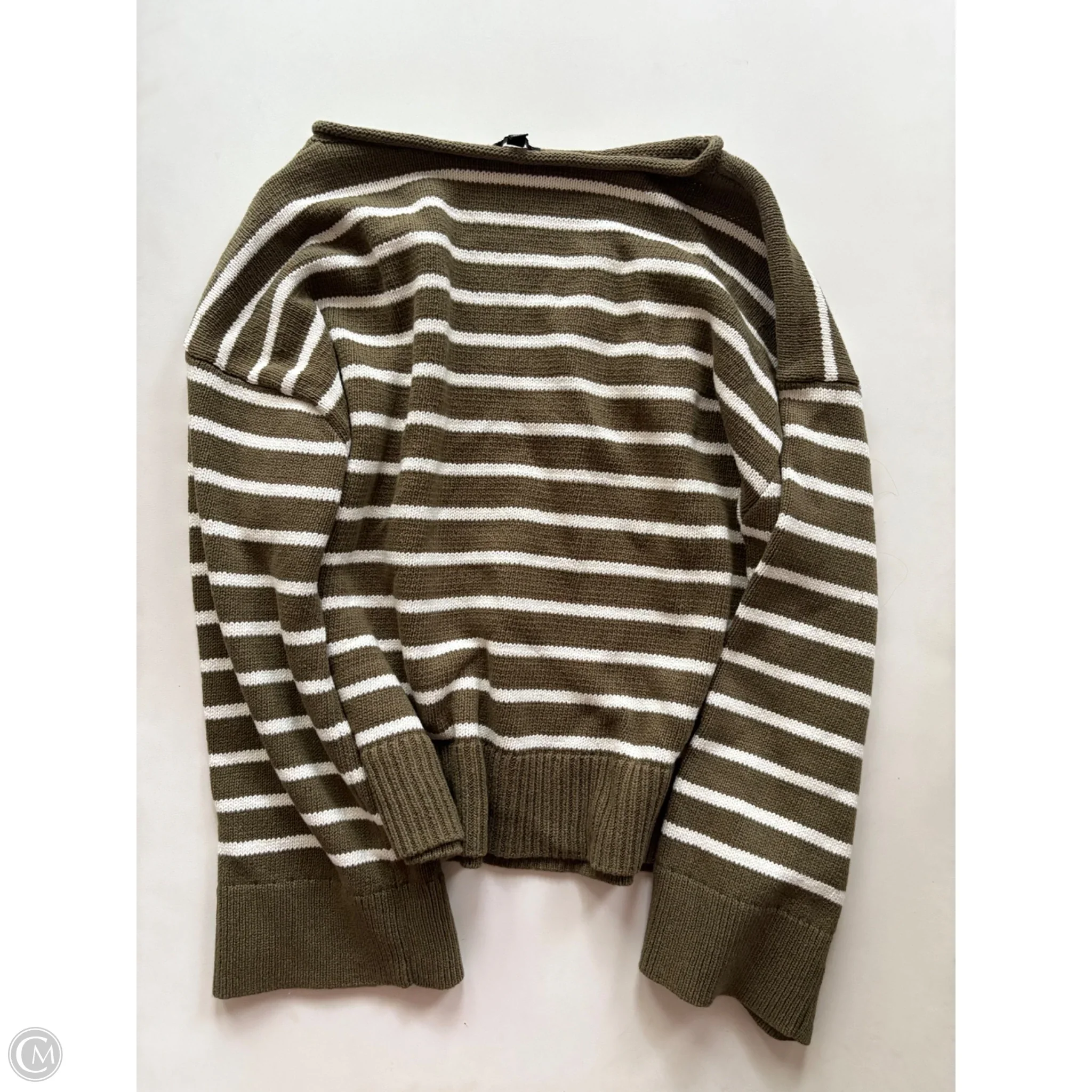 Sweater By Talbots In Striped Pattern, Size: Xl - Image 1