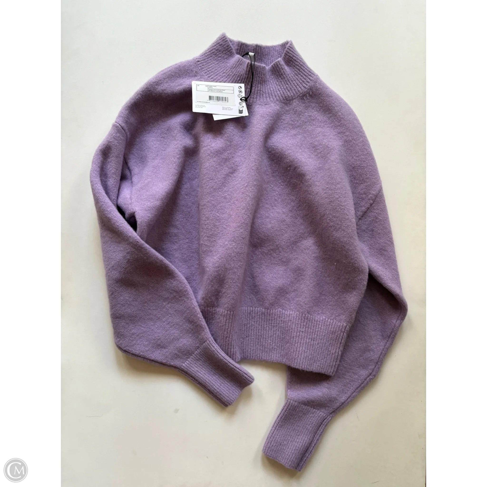 Sweater By Los Angeles In Purple, Size: Xs - Image 1