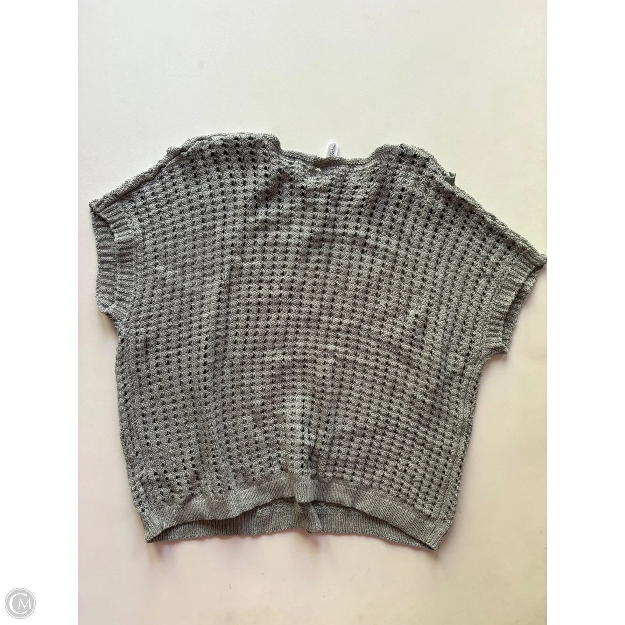 Sweater Short Sleeve By Wishlist In Grey, Size: M - Image 2