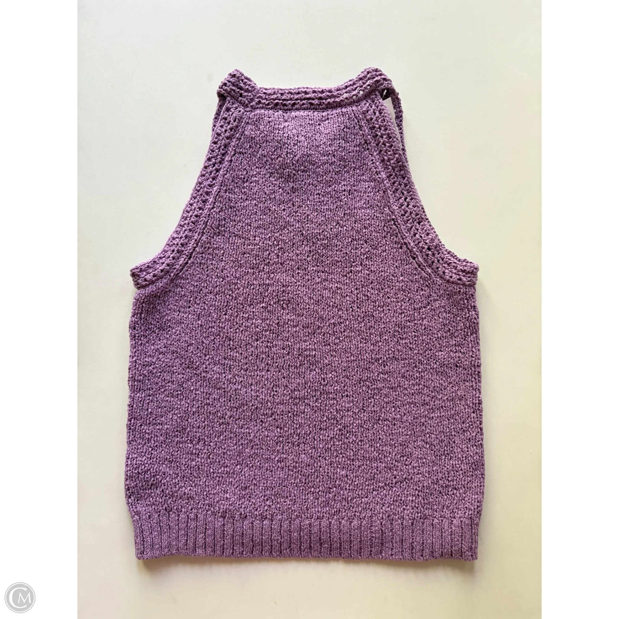 Sweater Short Sleeve By J. Crew In Purple, Size: M - Image 2