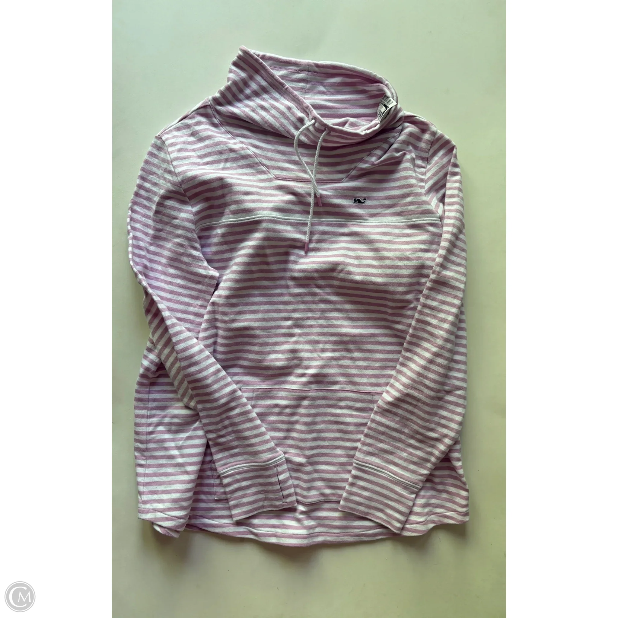 Sweatshirt Hoodie By Vineyard Vines In Striped Pattern, Size: M - Image 1