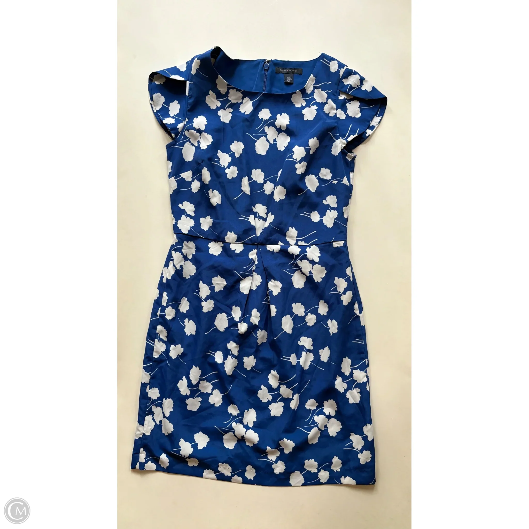 Dress Work By Tommy Hilfiger In Blue, Size: Xs - Image 1