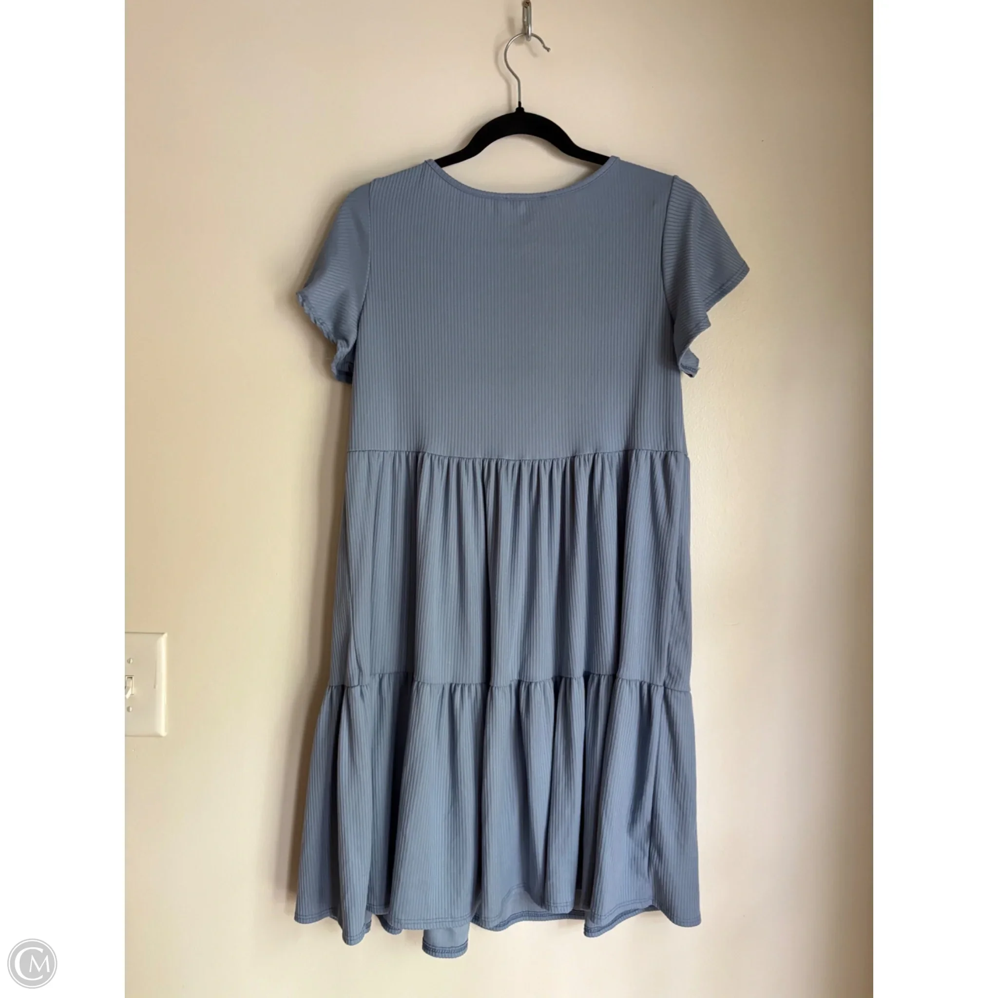 Dress Casual Midi By See You Monday In Blue, Size: Xl - Image 2