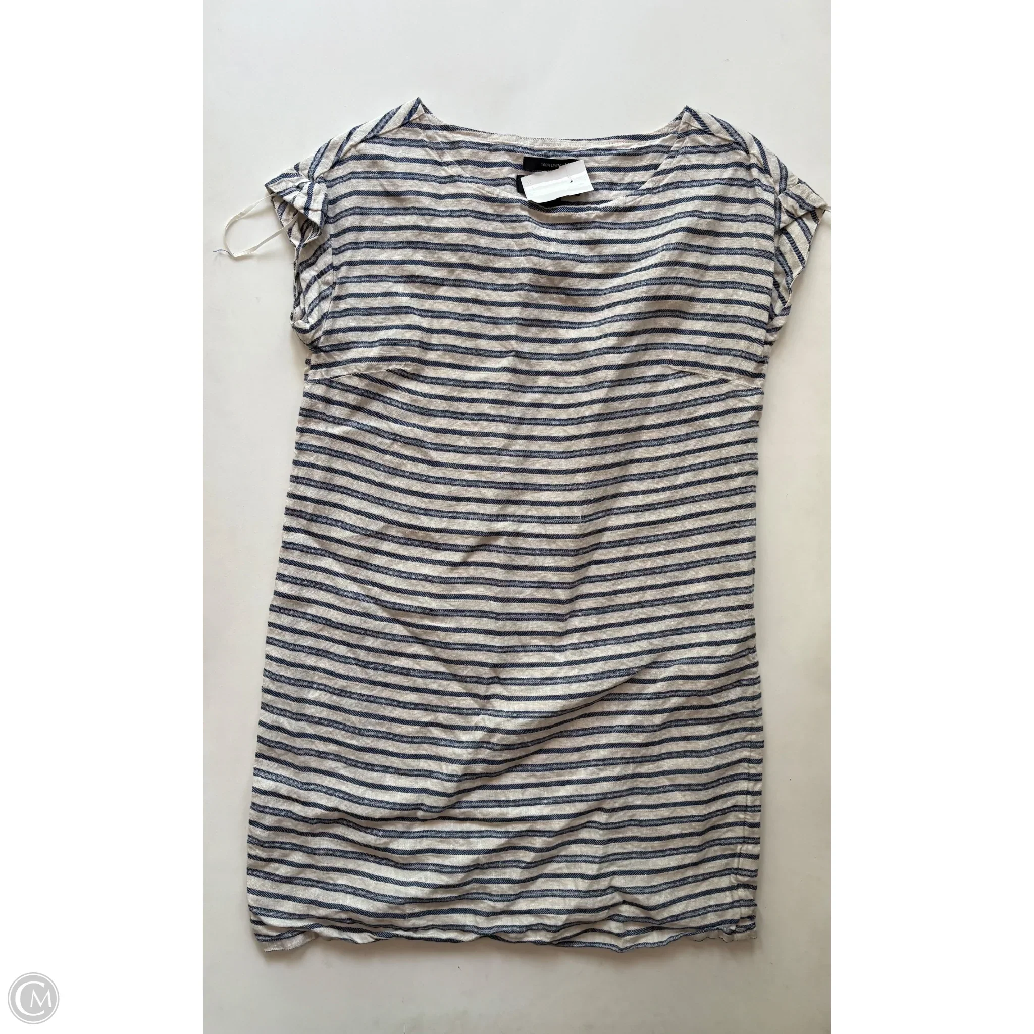 Dress Casual Midi By Tahari By Arthur Levine In Striped Pattern, Size: Xs - Image 1