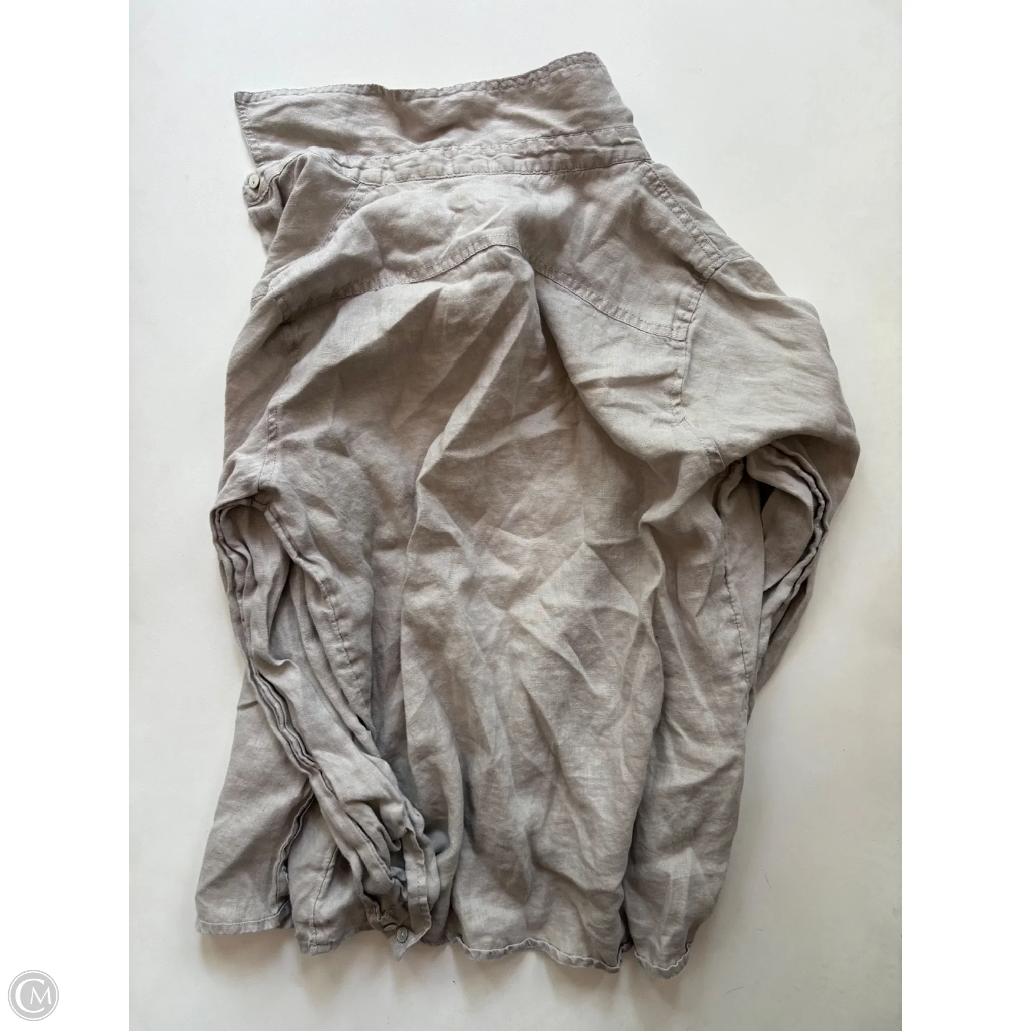 Top Long Sleeve By Jones And Co In Taupe, Size: S - Image 2