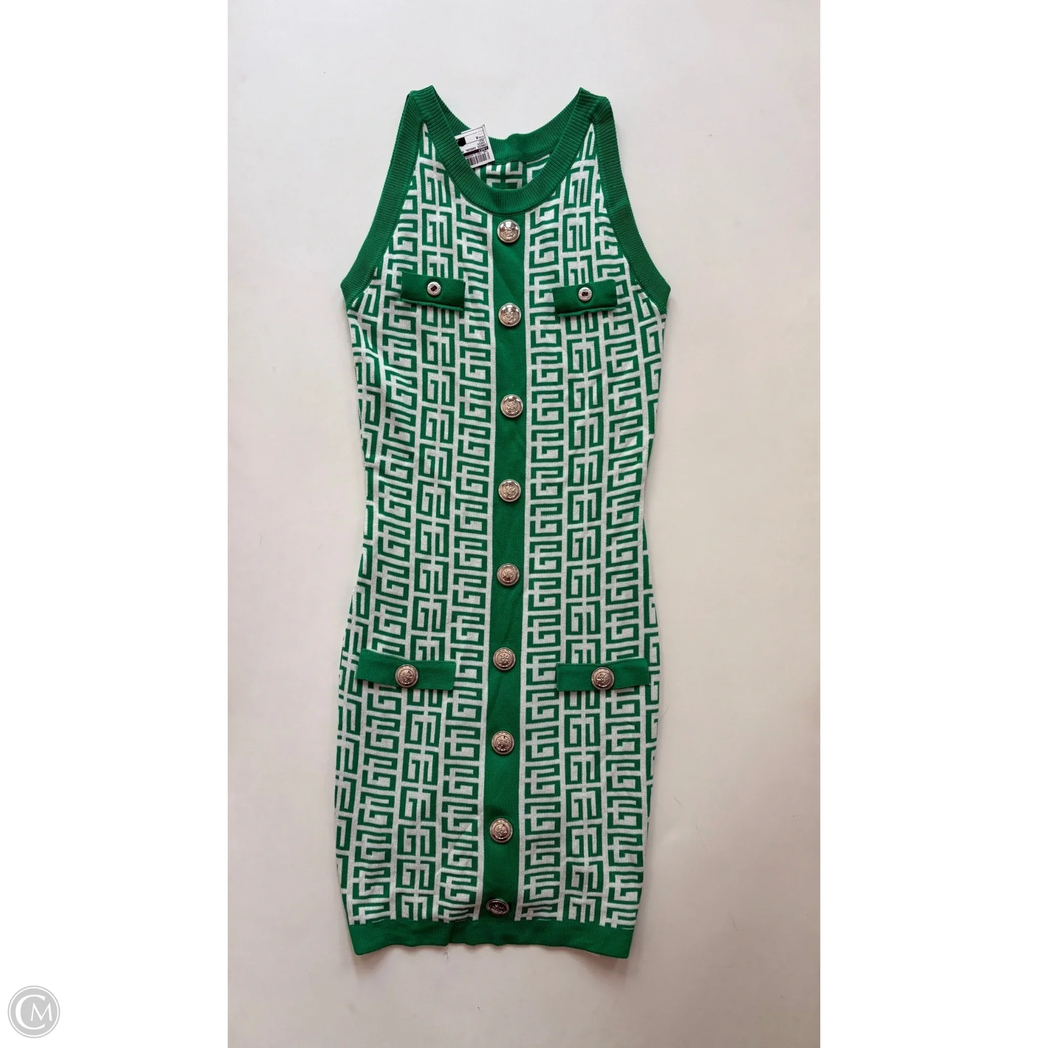Dress Casual Maxi By Just In Green, Size: M - Image 1