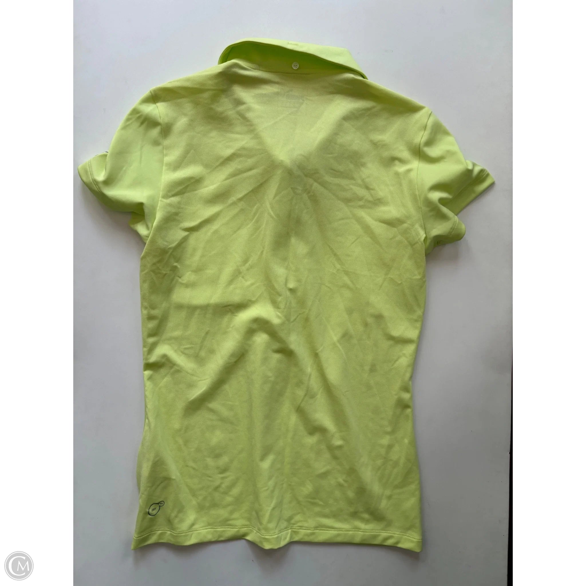 Athletic Top Long Sleeve Collar By Puma In Yellow, Size: S - Image 2