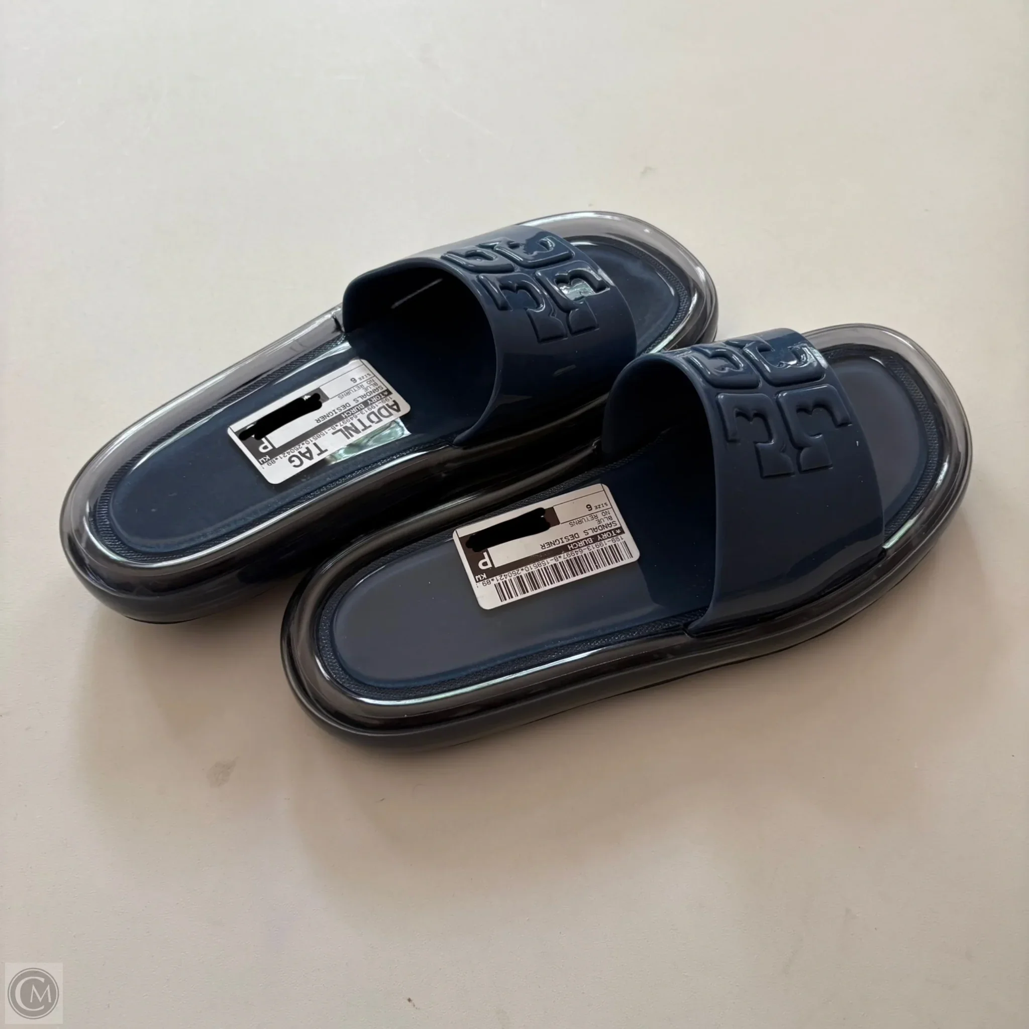 Sandals Designer By Tory Burch In Blue, Size: 6 - Image 2