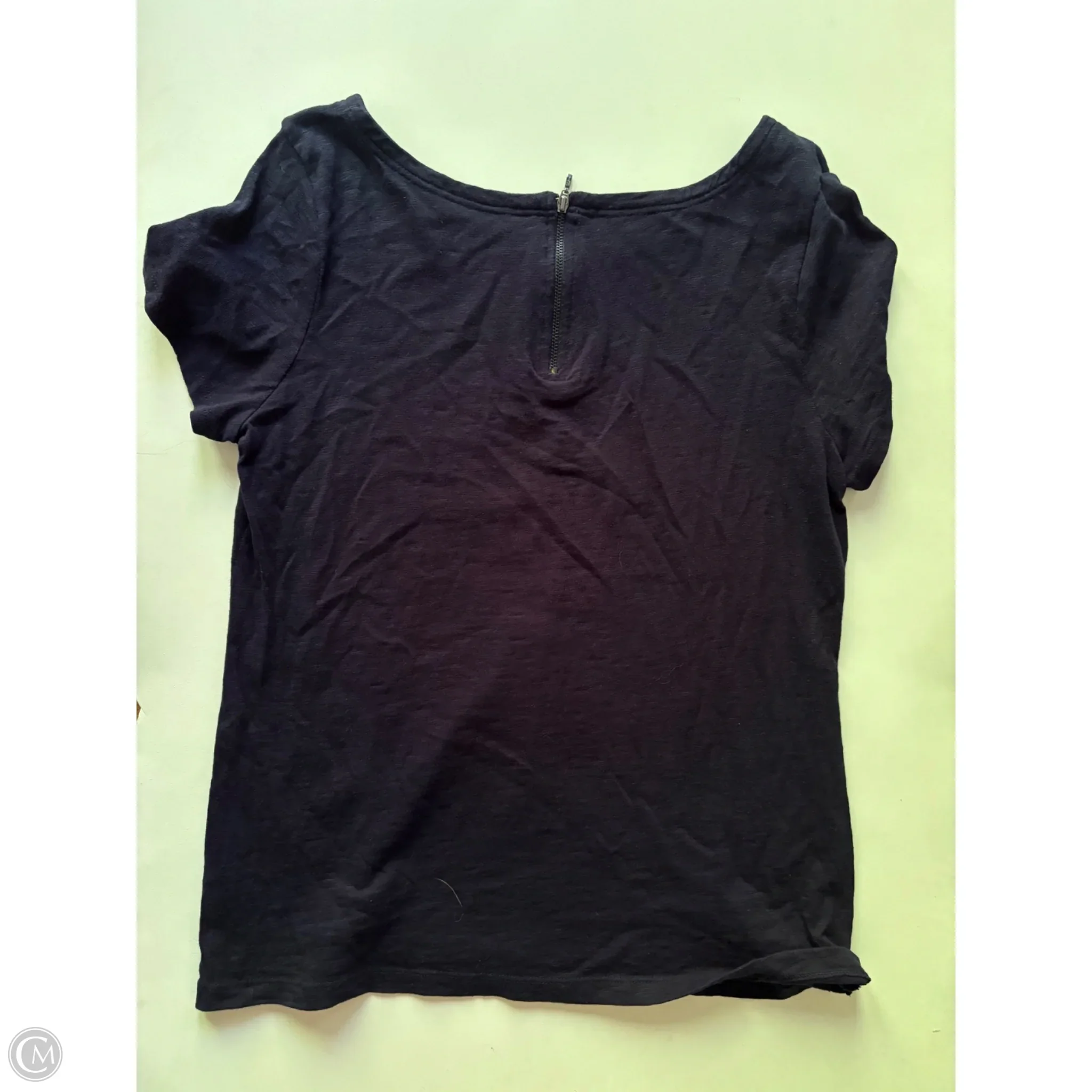 Top Short Sleeve By Talbots In Blue, Size: Lp - Image 2