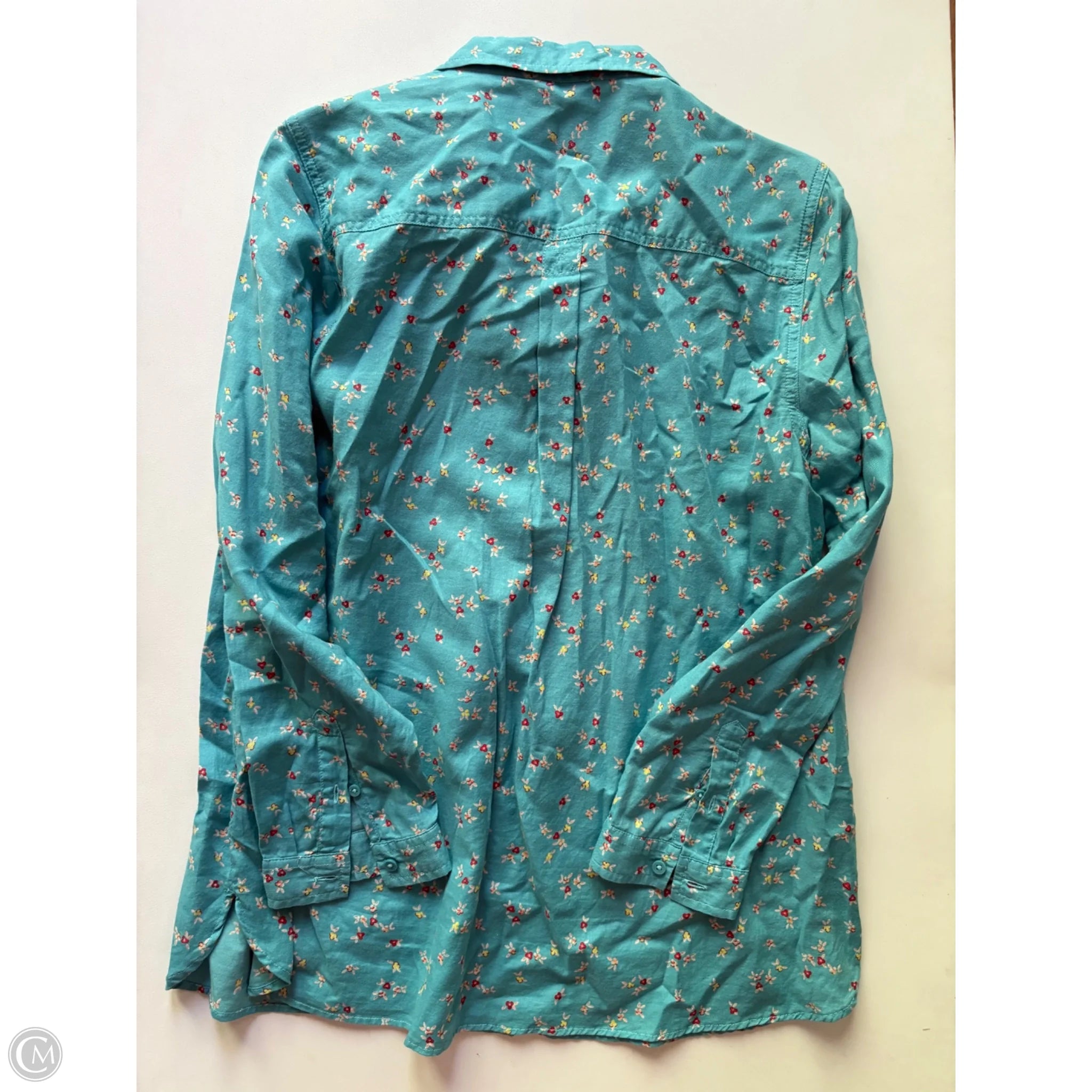 Top Long Sleeve By Talbots In Blue, Size: Lp - Image 2