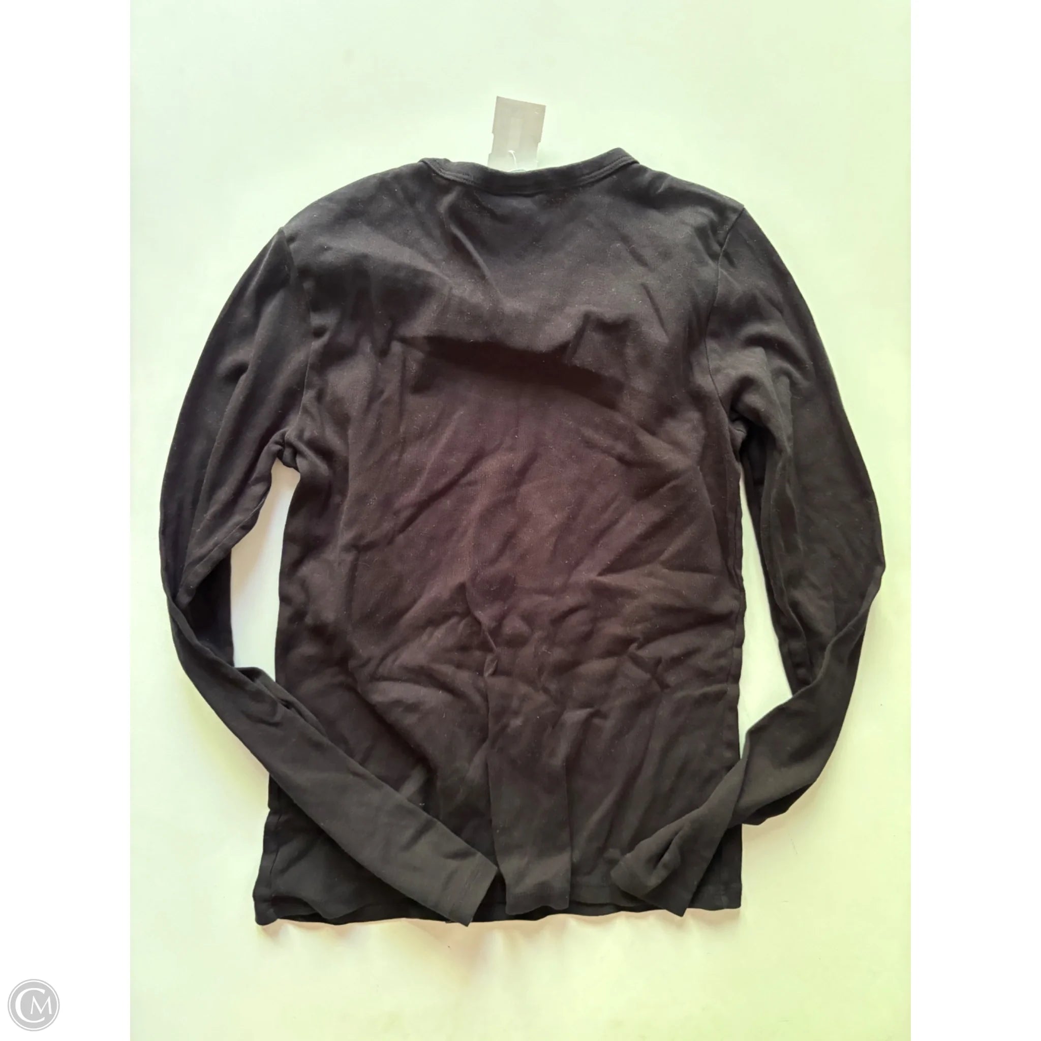 Top Long Sleeve By H&m In Black, Size: M - Image 2