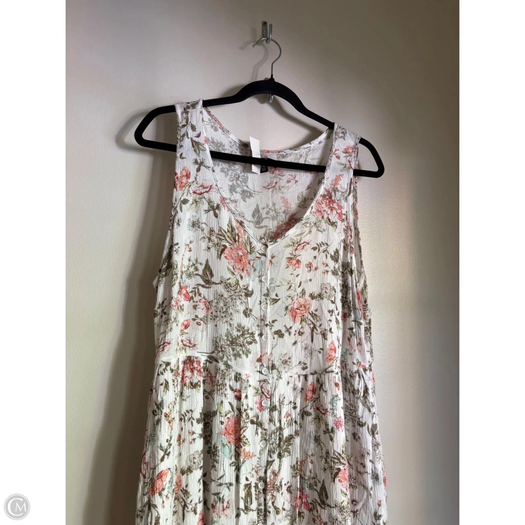 Dress Casual Midi By Frye In Floral Print, Size: 2x - Image 3