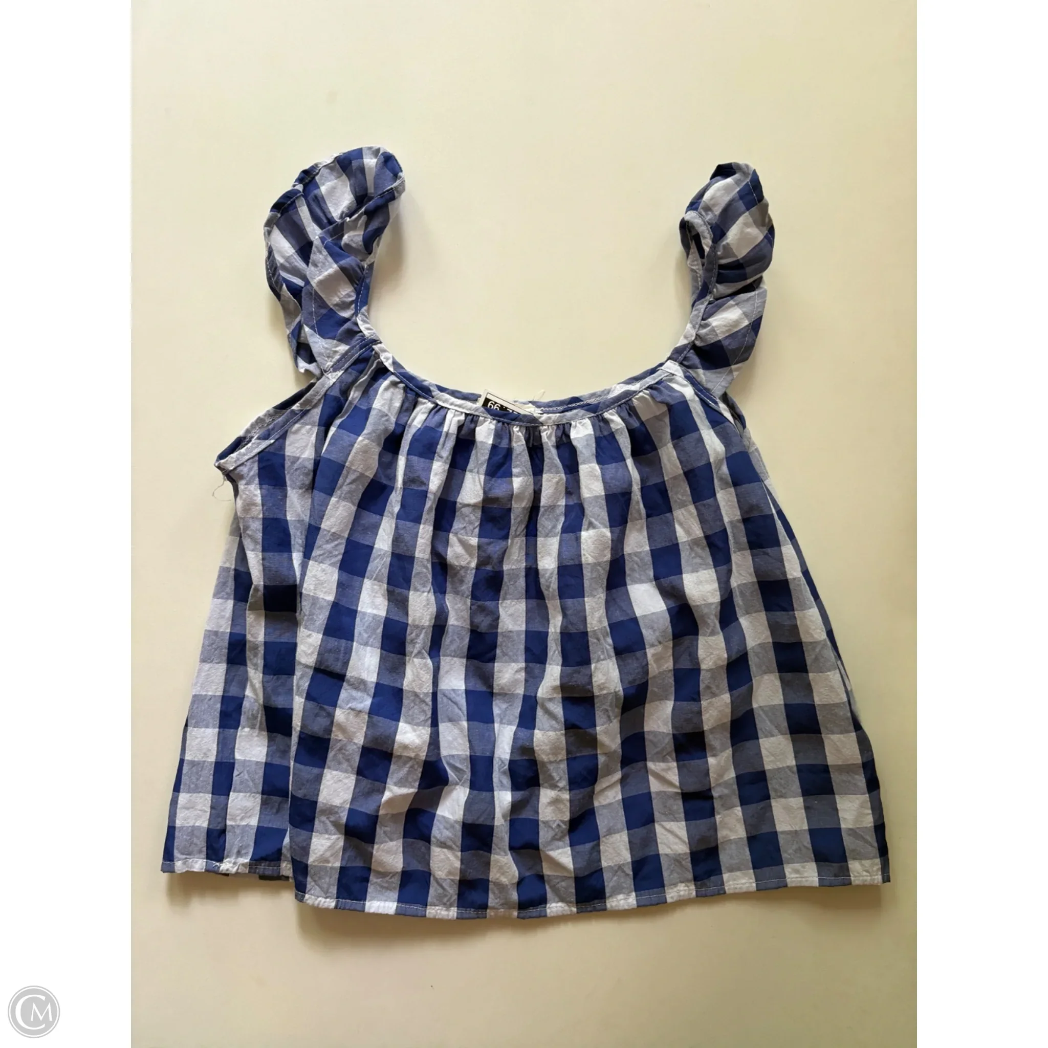 Tank Top By Joie In Plaid Pattern, Size: M - Image 1