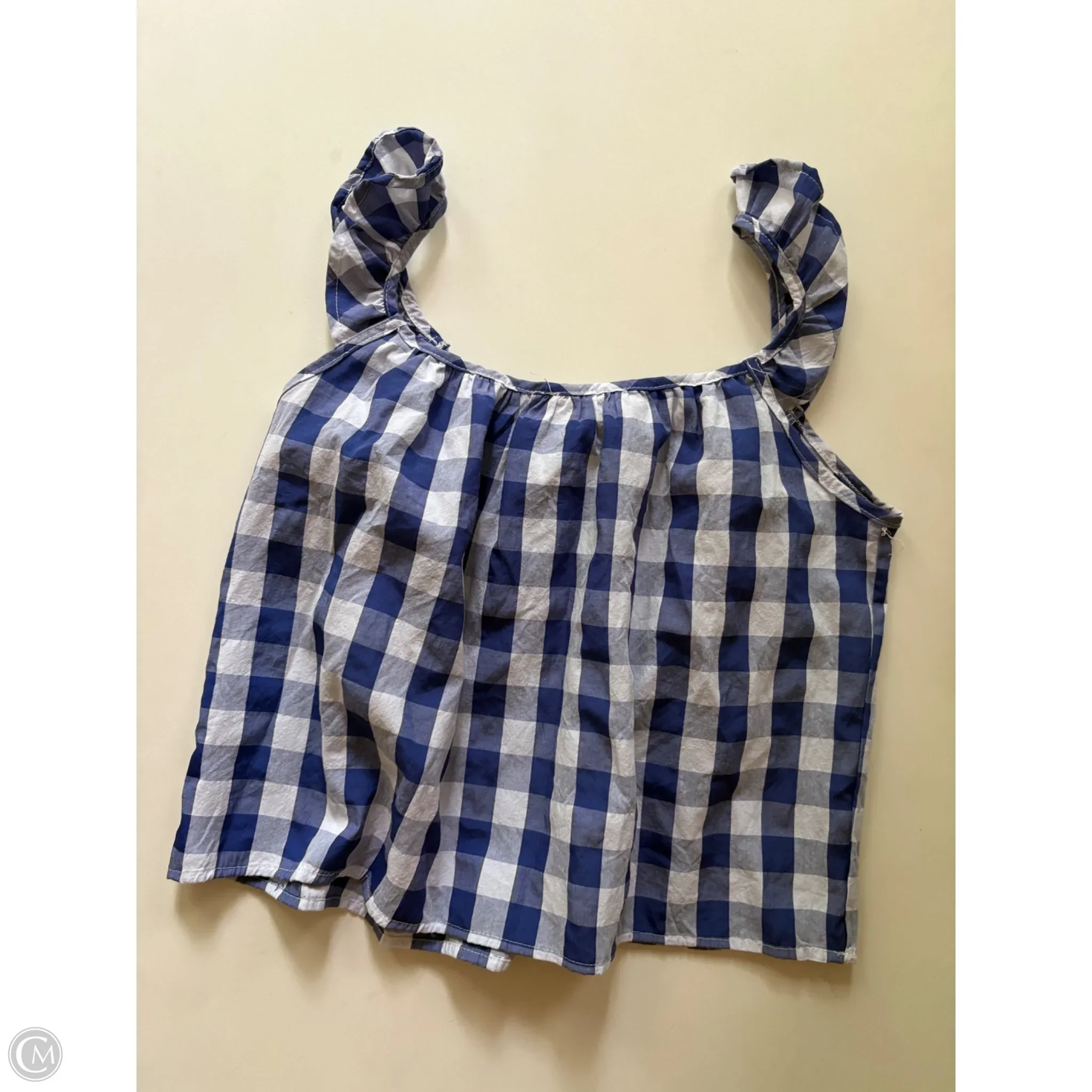 Tank Top By Joie In Plaid Pattern, Size: M - Image 2