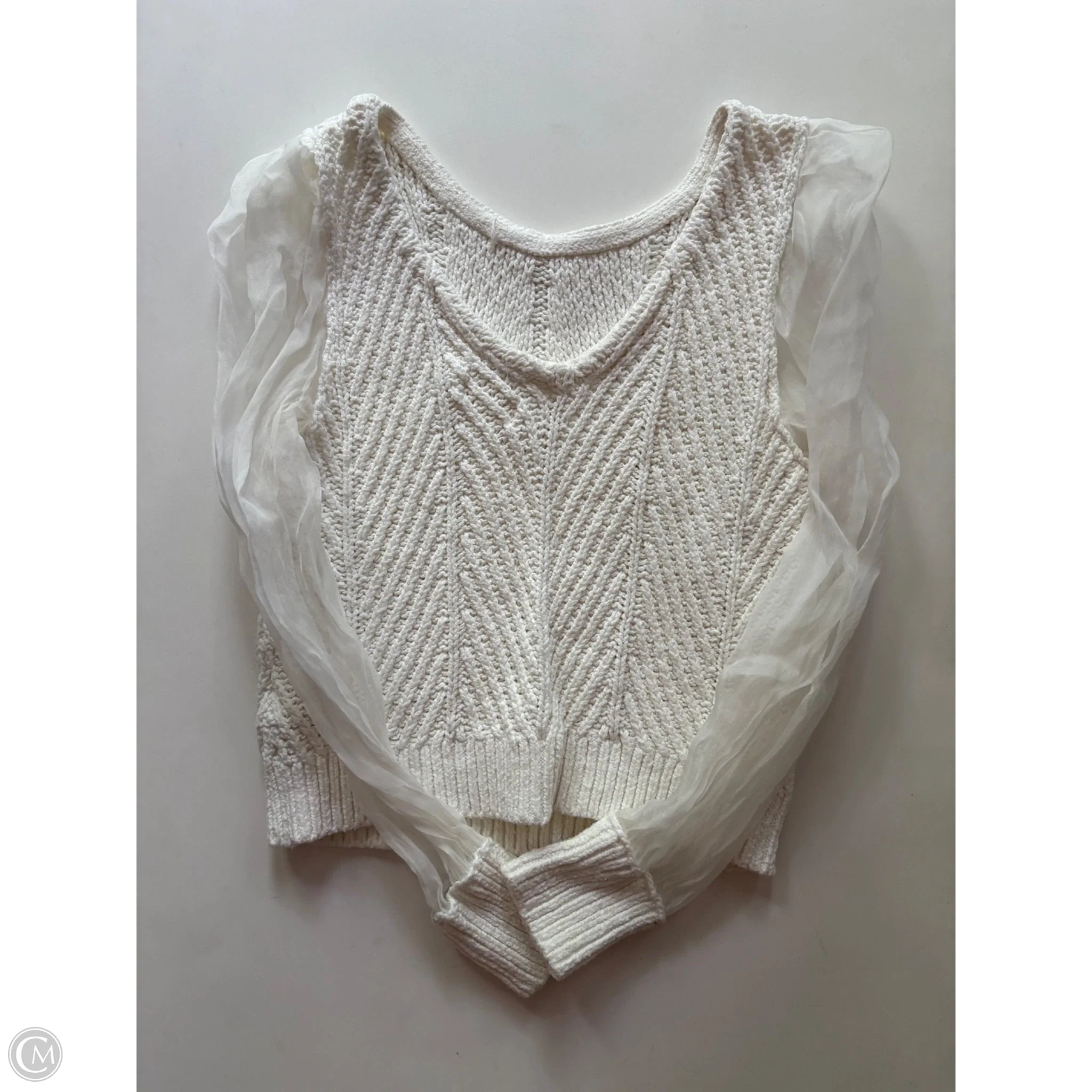 Sweater By Maeve In Cream, Size: S - Image 2