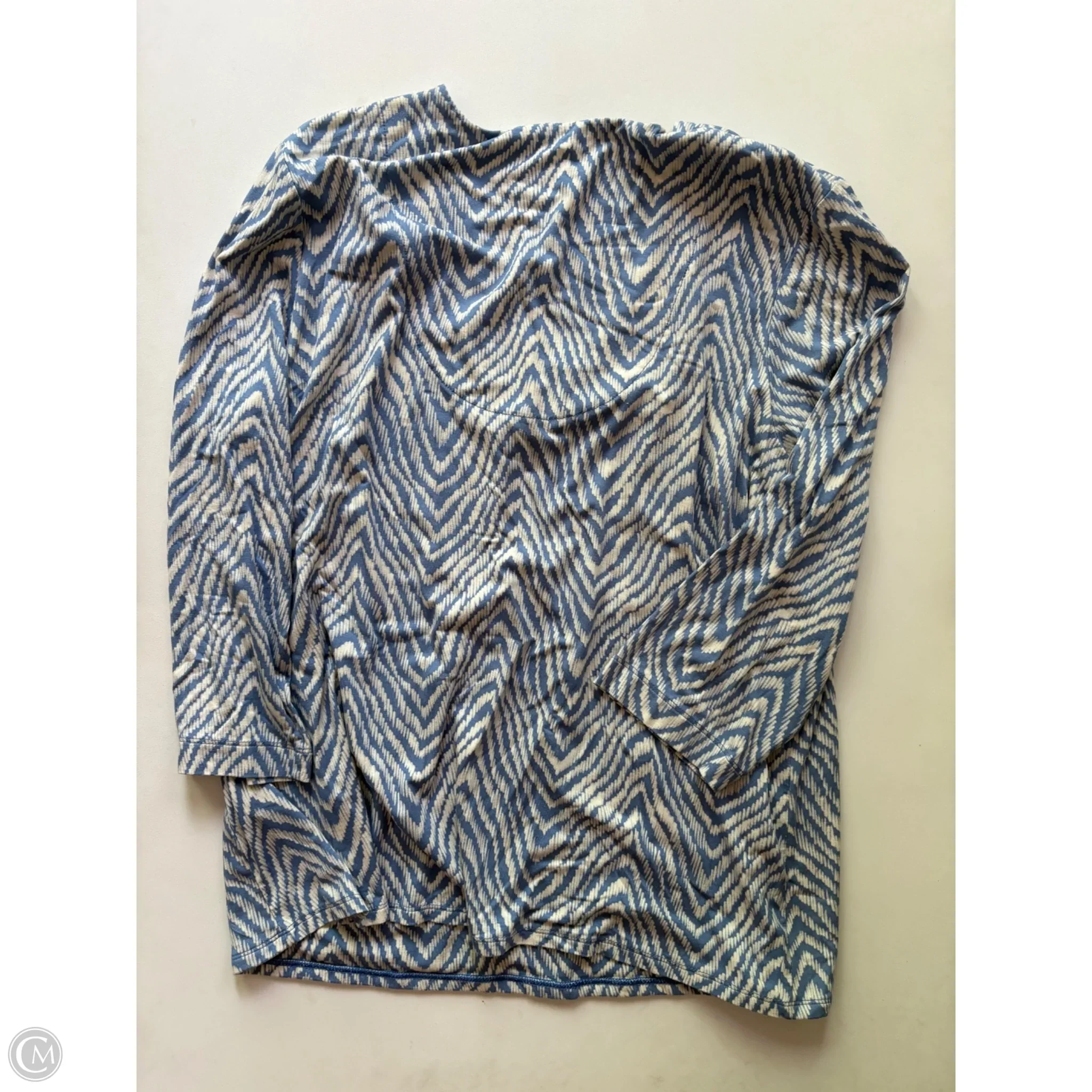 Top Long Sleeve By Chicos In Blue, Size: L - Image 2
