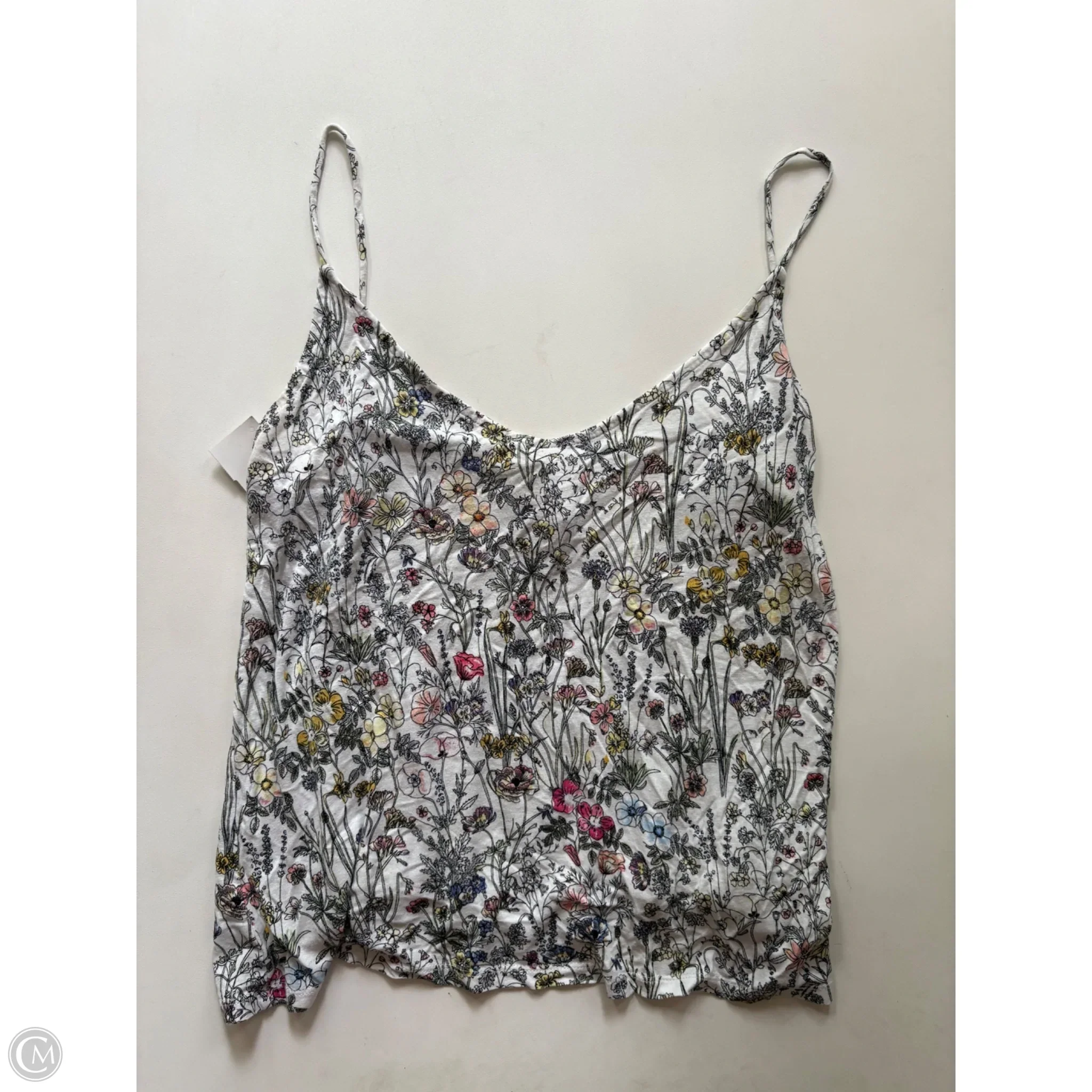 Tank Top By H&m In Floral Print, Size: M - Image 1