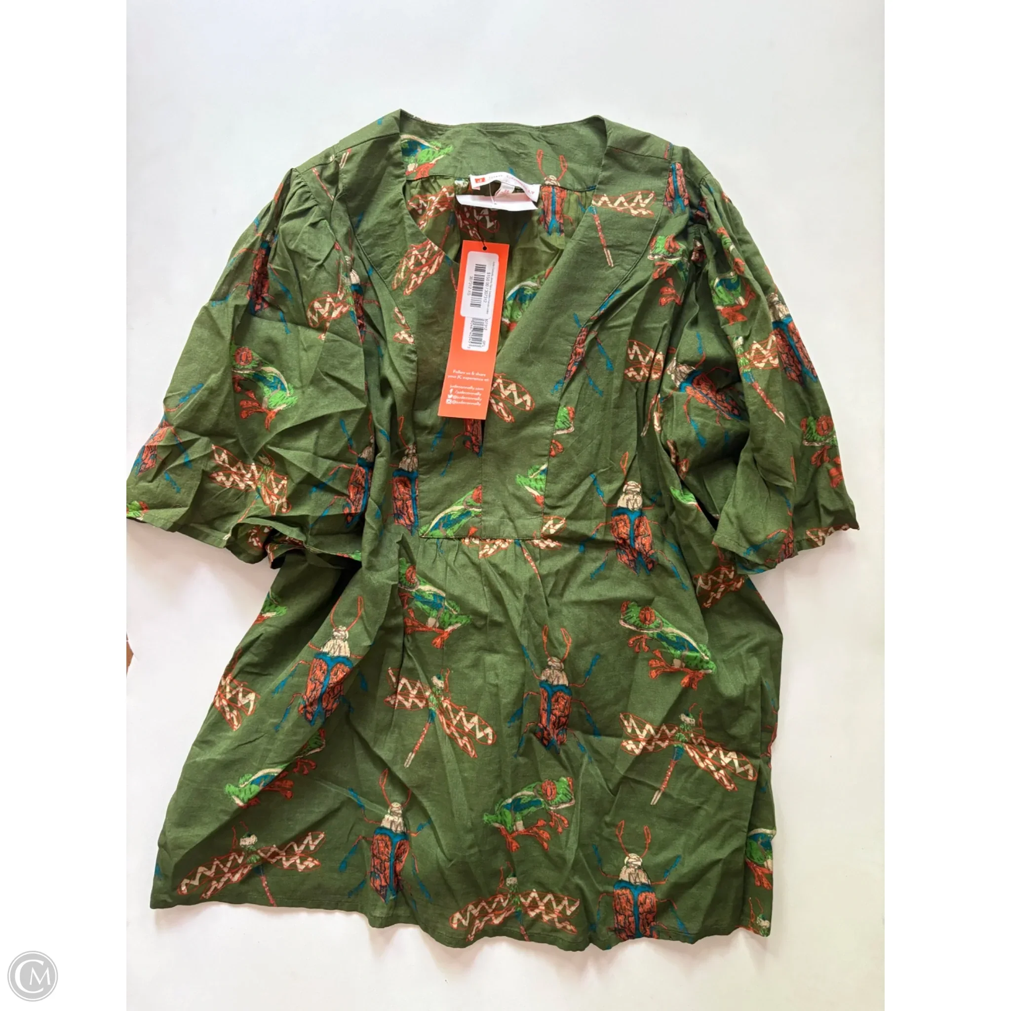 Top Long Sleeve By Jude Connally In Green, Size: Xs - Image 1