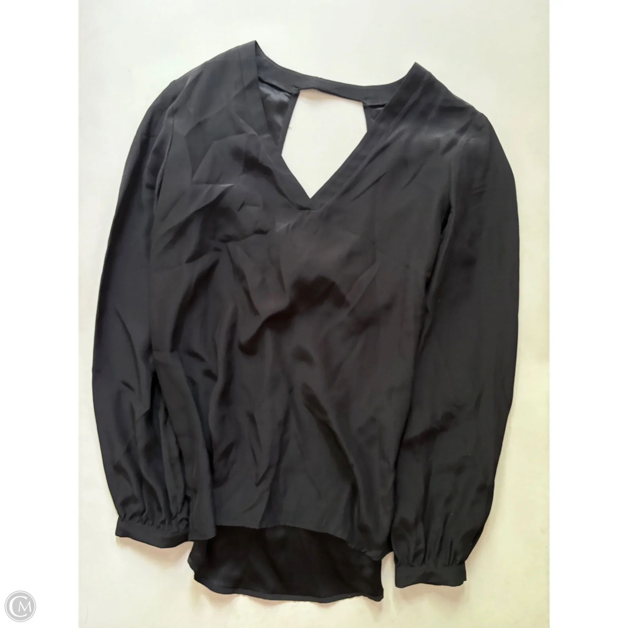Blouse Long Sleeve By Amanda Uprichard In Black, Size: S - Image 1