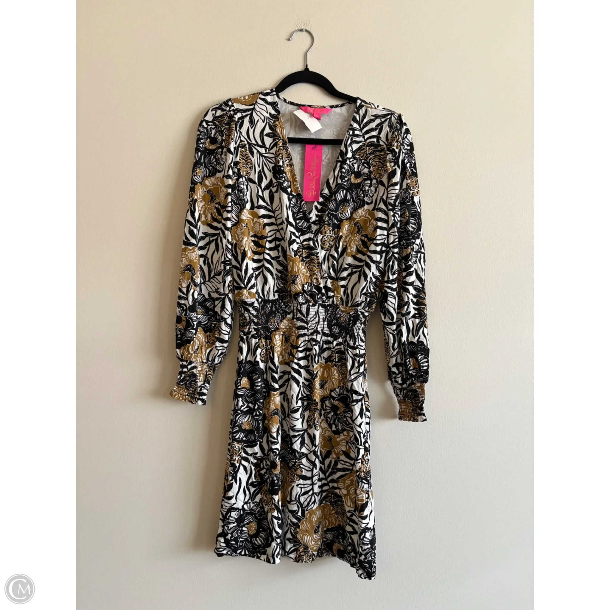 Dress Designer By Lilly Pulitzer In Black & Brown, Size: Xs - Image 1
