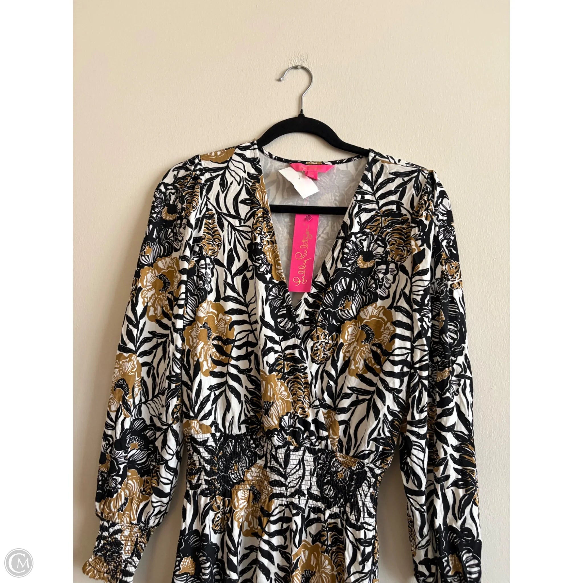 Dress Designer By Lilly Pulitzer In Black & Brown, Size: Xs - Image 3