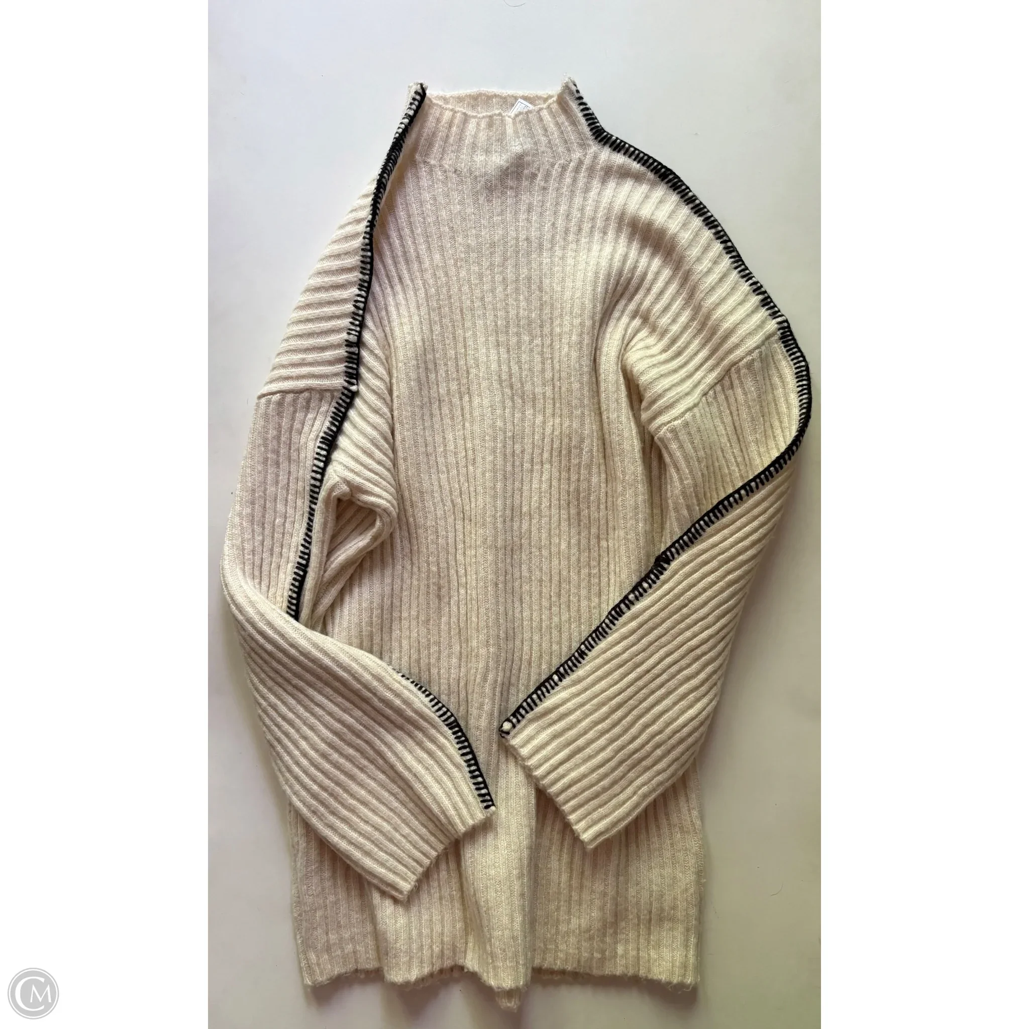 Dress Casual Midi By Steve Madden In Cream, Size: L - Image 1